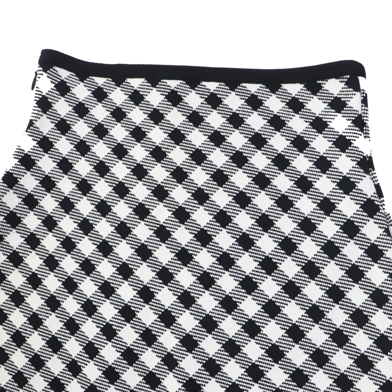 Discounted Excellent Christian Dior flare skirt black Rayon Women 38 254J18AM514