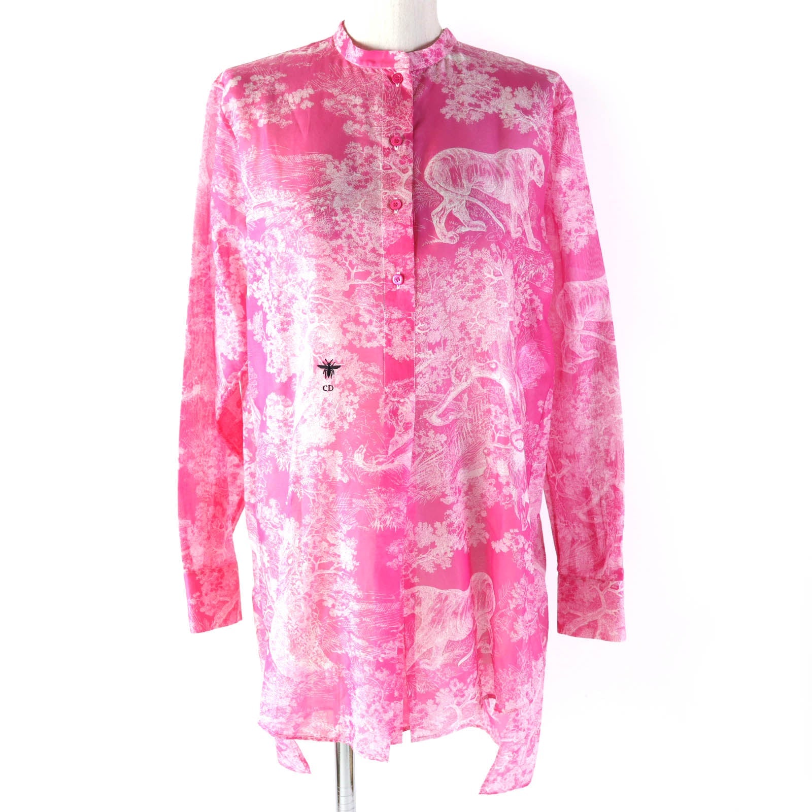 Discounted Excellent Christian Dior Long sleeve shirt DIORIVIERA ToiledeJouy 40 221B54A3846