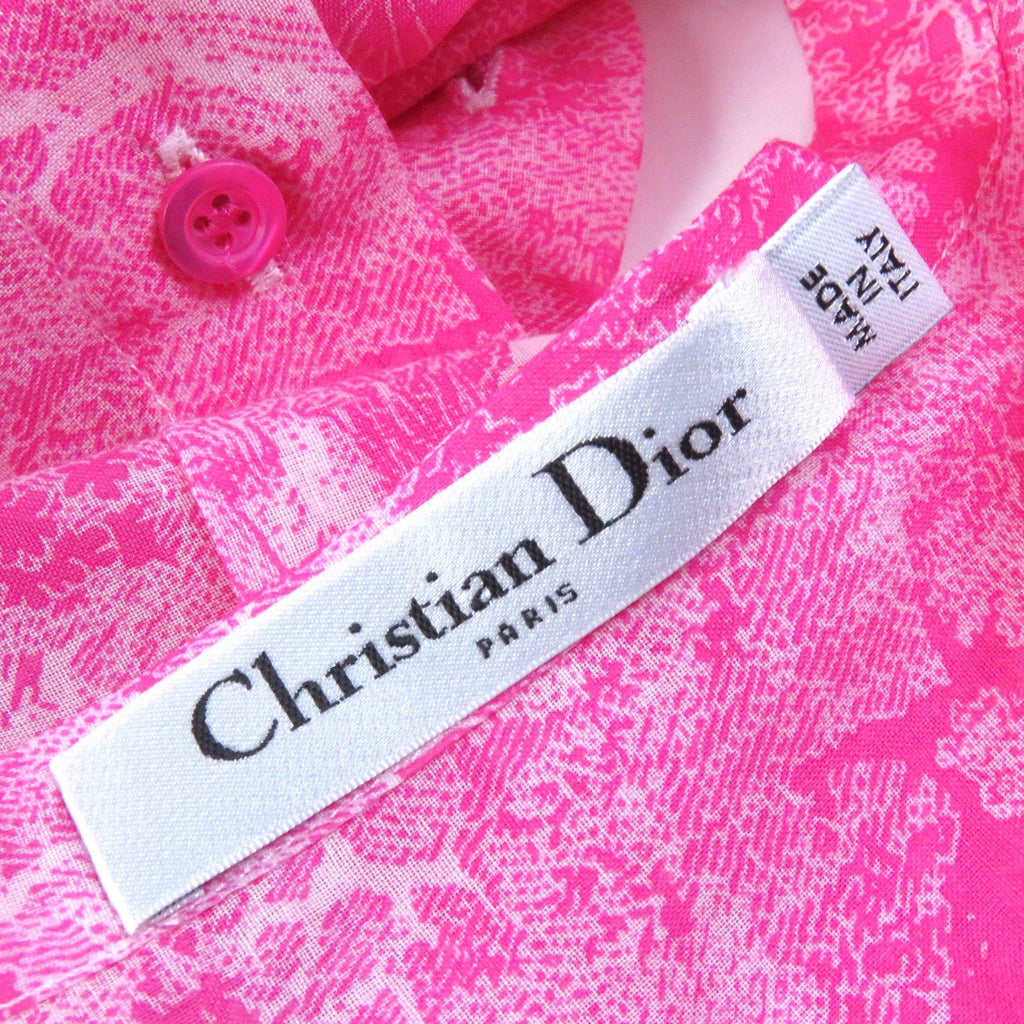 Discounted Excellent Christian Dior Long sleeve shirt DIORIVIERA ToiledeJouy 40 221B54A3846