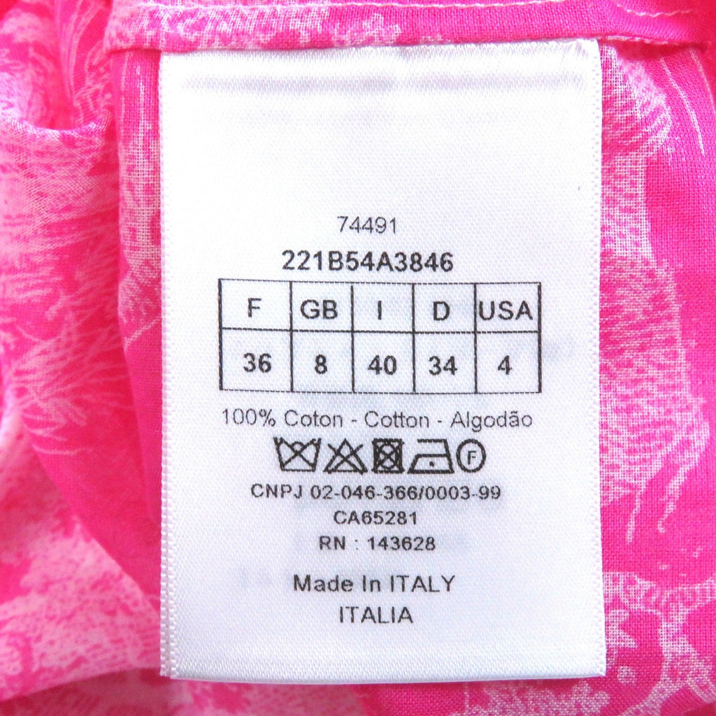 Discounted Excellent Christian Dior Long sleeve shirt DIORIVIERA ToiledeJouy 40 221B54A3846