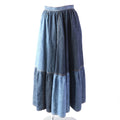 Discounted Great Christian Dior flare skirt Patchwork design cotton