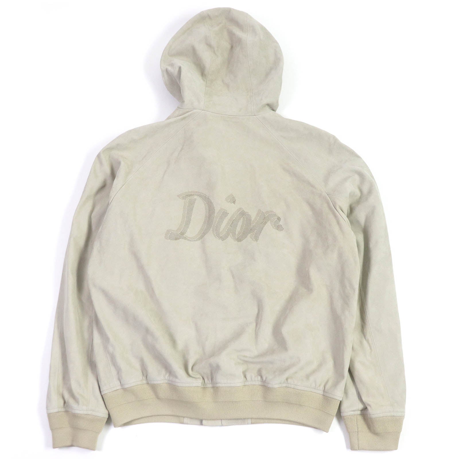 Pristine DIOR leather jacket Back logo, oblique back leather 48 293L439A0471