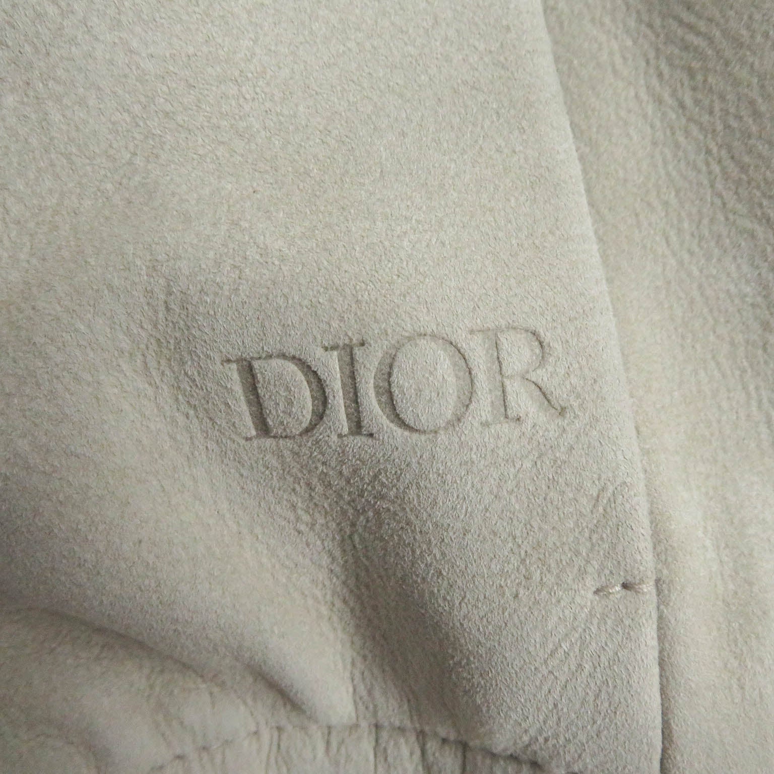 Pristine DIOR leather jacket Back logo, oblique back leather 48 293L439A0471