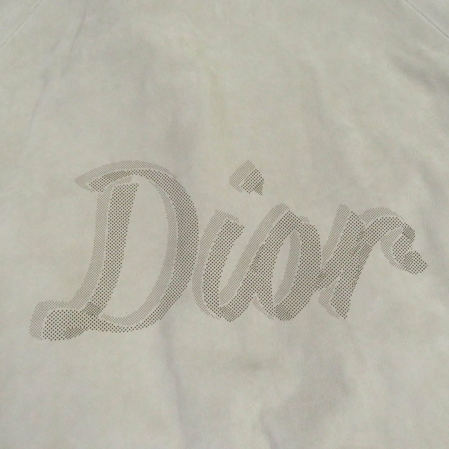 Pristine DIOR leather jacket Back logo, oblique back leather 48 293L439A0471
