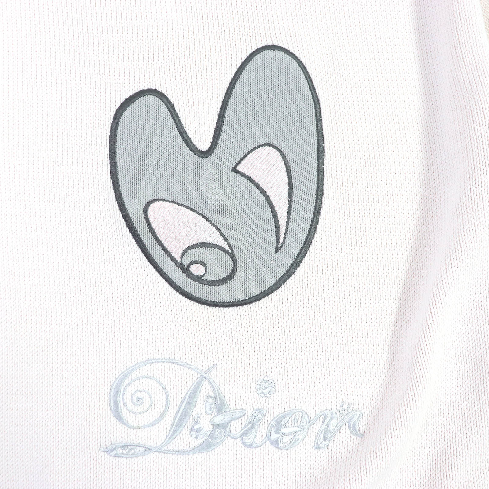 Great DIOR Short sleeve knit Kenny Scharf logo embroidery mens S 143M656AT294