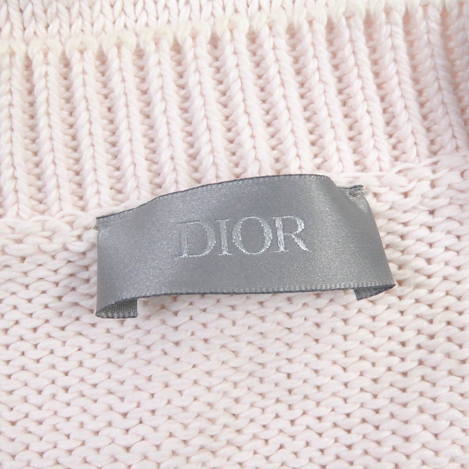 Great DIOR Short sleeve knit Kenny Scharf logo embroidery mens S 143M656AT294