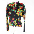 Excellent PLEATS PLEASE tops Chinese Lion Auspicious Pattern black multi 3 PP81-JK590