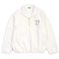 Great DIOR sweat Logo embroidered half-zip pullover white cotton mens L 413J434A0879