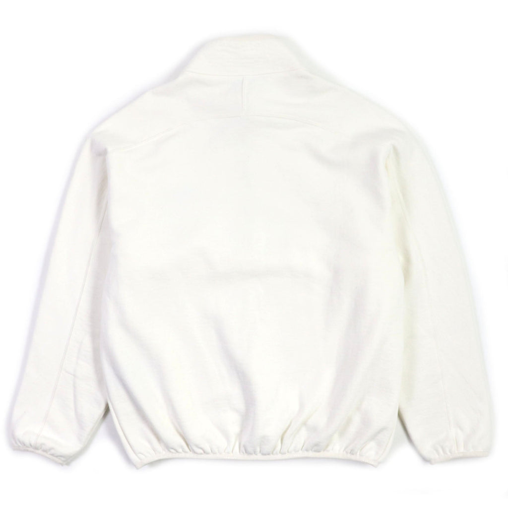 Great DIOR sweat Logo embroidered half-zip pullover white cotton mens L 413J434A0879