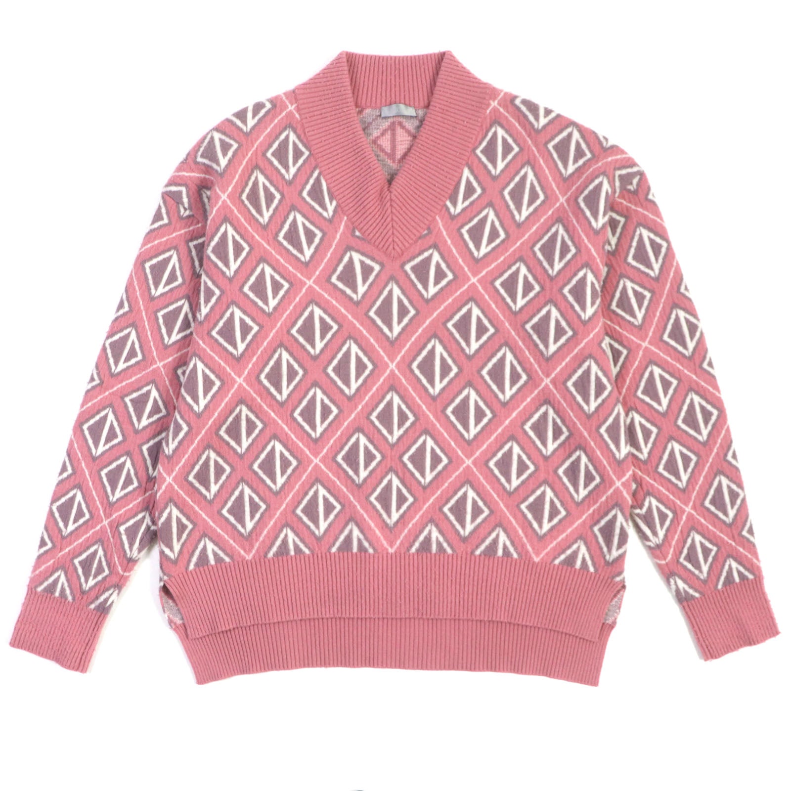 Excellent DIOR×Travis Scott knit Cactus jack CD Diamond Pilling Processing L 283M641AT067