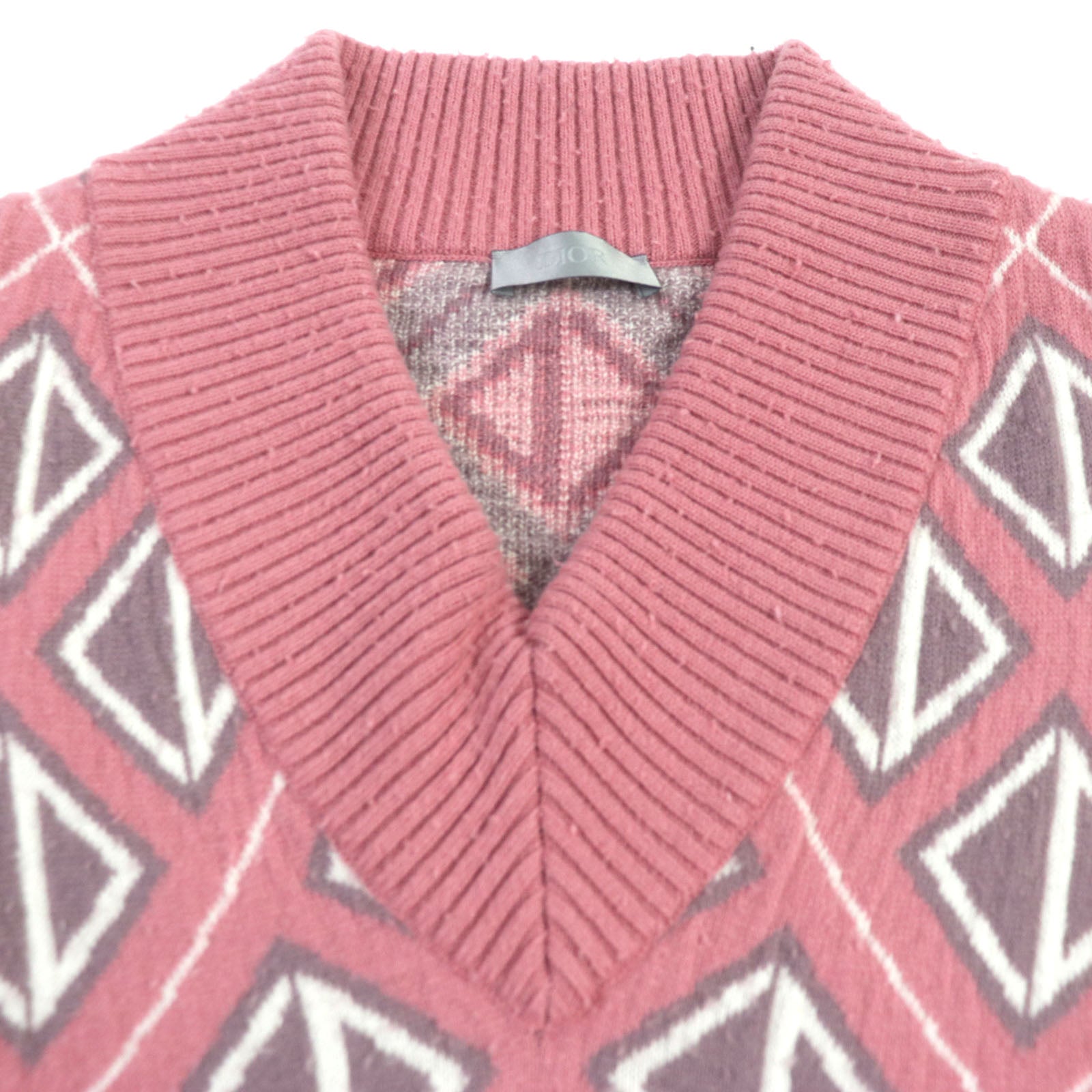 Excellent DIOR×Travis Scott knit Cactus jack CD Diamond Pilling Processing L 283M641AT067