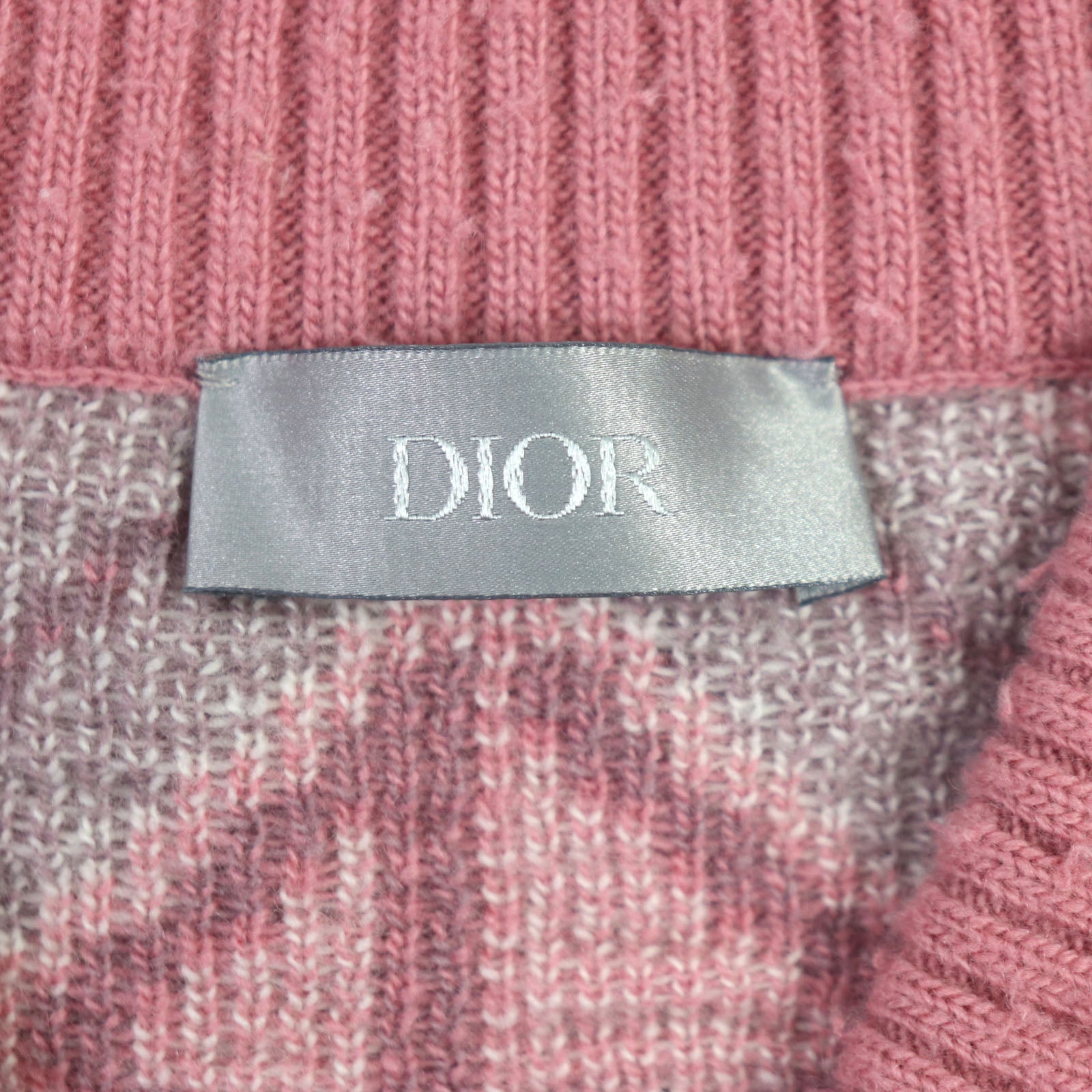 Excellent DIOR×Travis Scott knit Cactus jack CD Diamond Pilling Processing L 283M641AT067