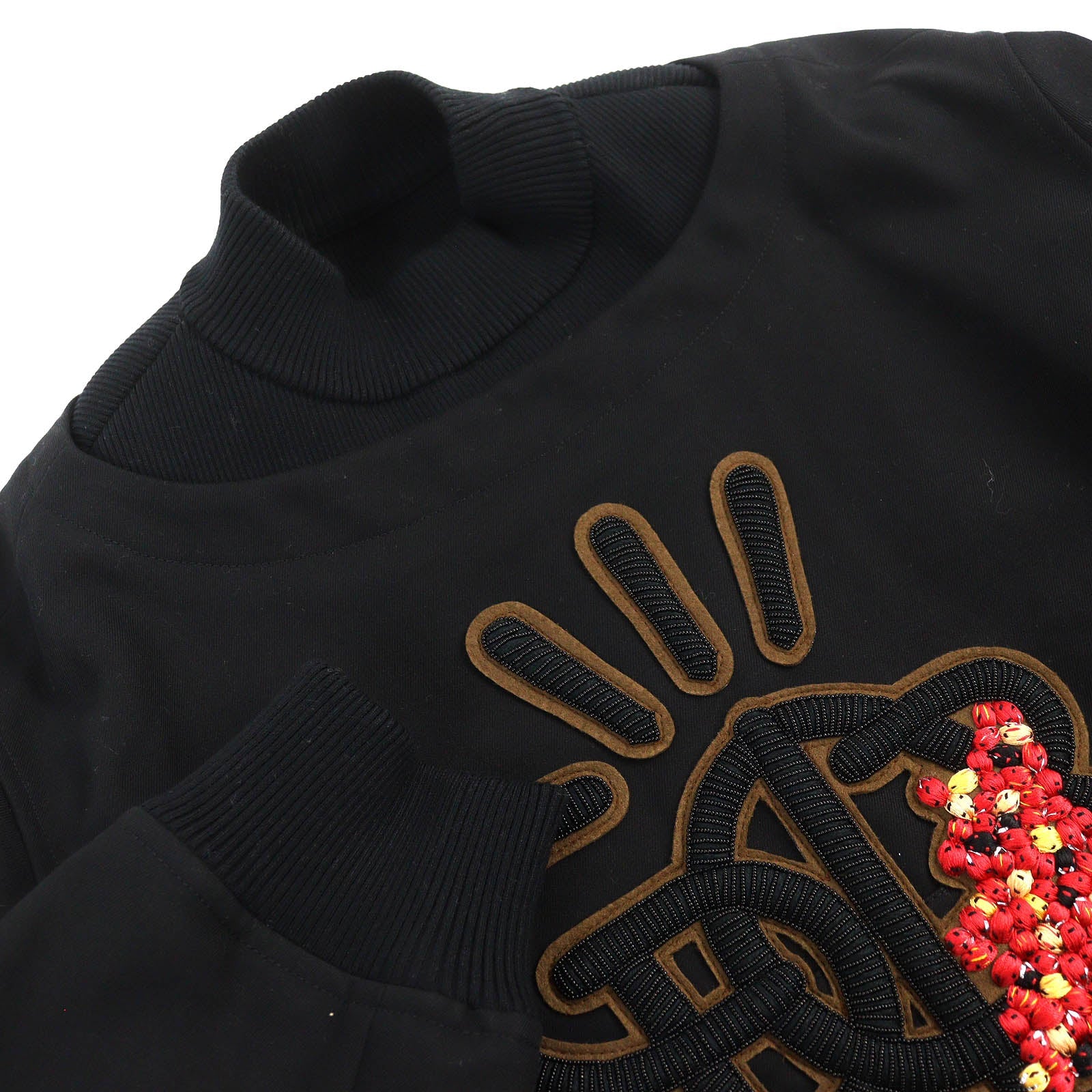 Pristine DIOR×Cactus Jack sweat Mock neck anorak sweatshirt black mens 46 283C683A3225