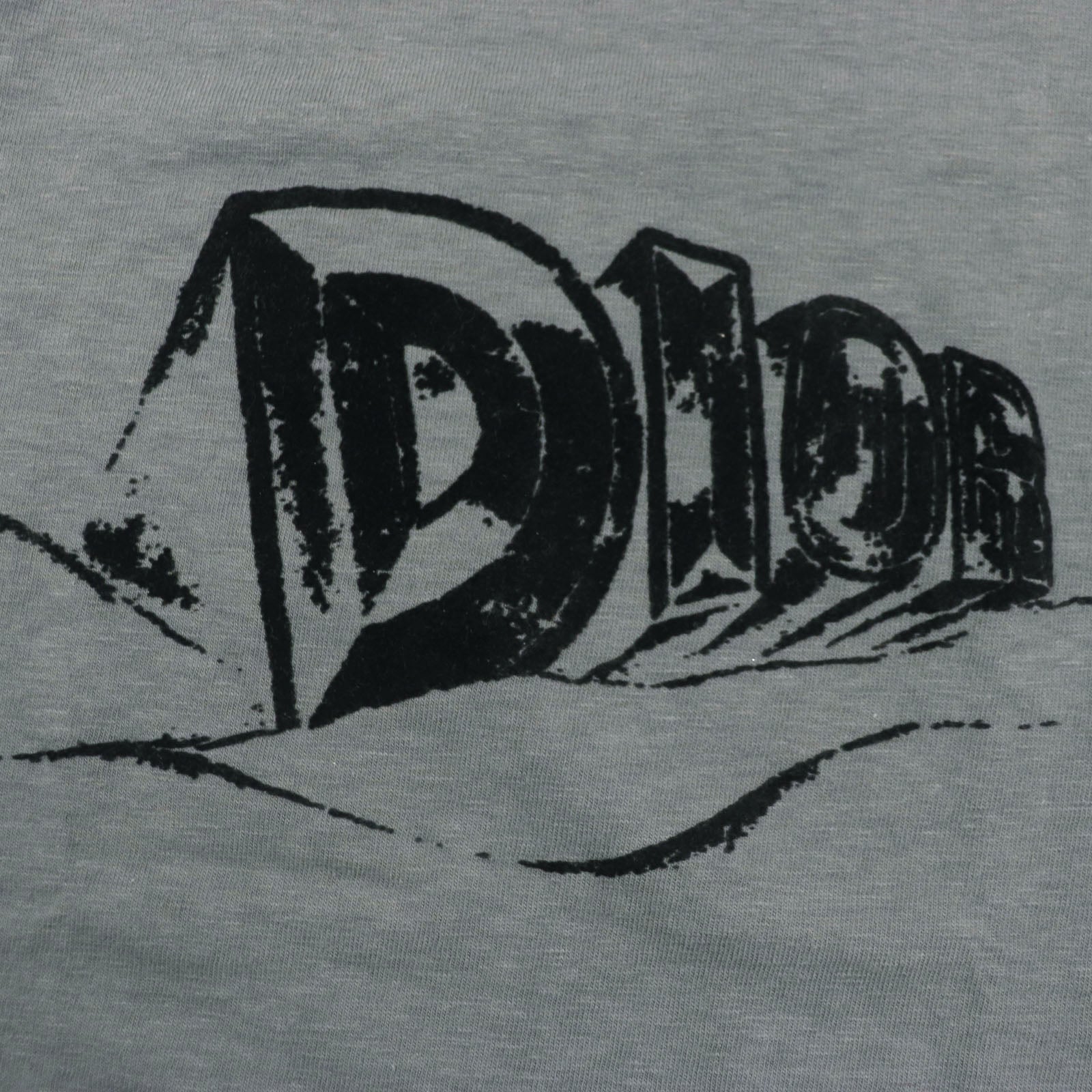 Great DIOR T-shirt Slub cotton jersey Short sleeve mens S 393J696A0849