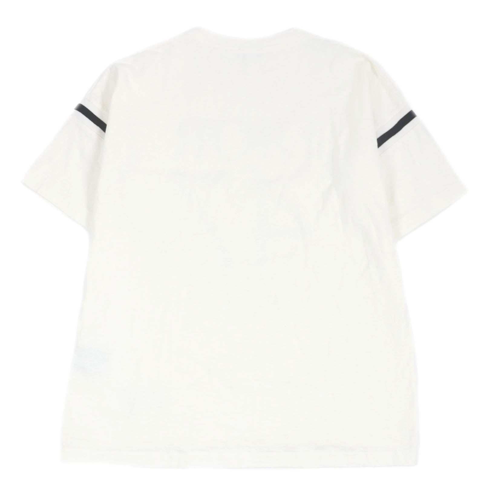 Great DIOR Short sleeve T-shirt Distressed slub cotton jersey mens S 413J640A0849