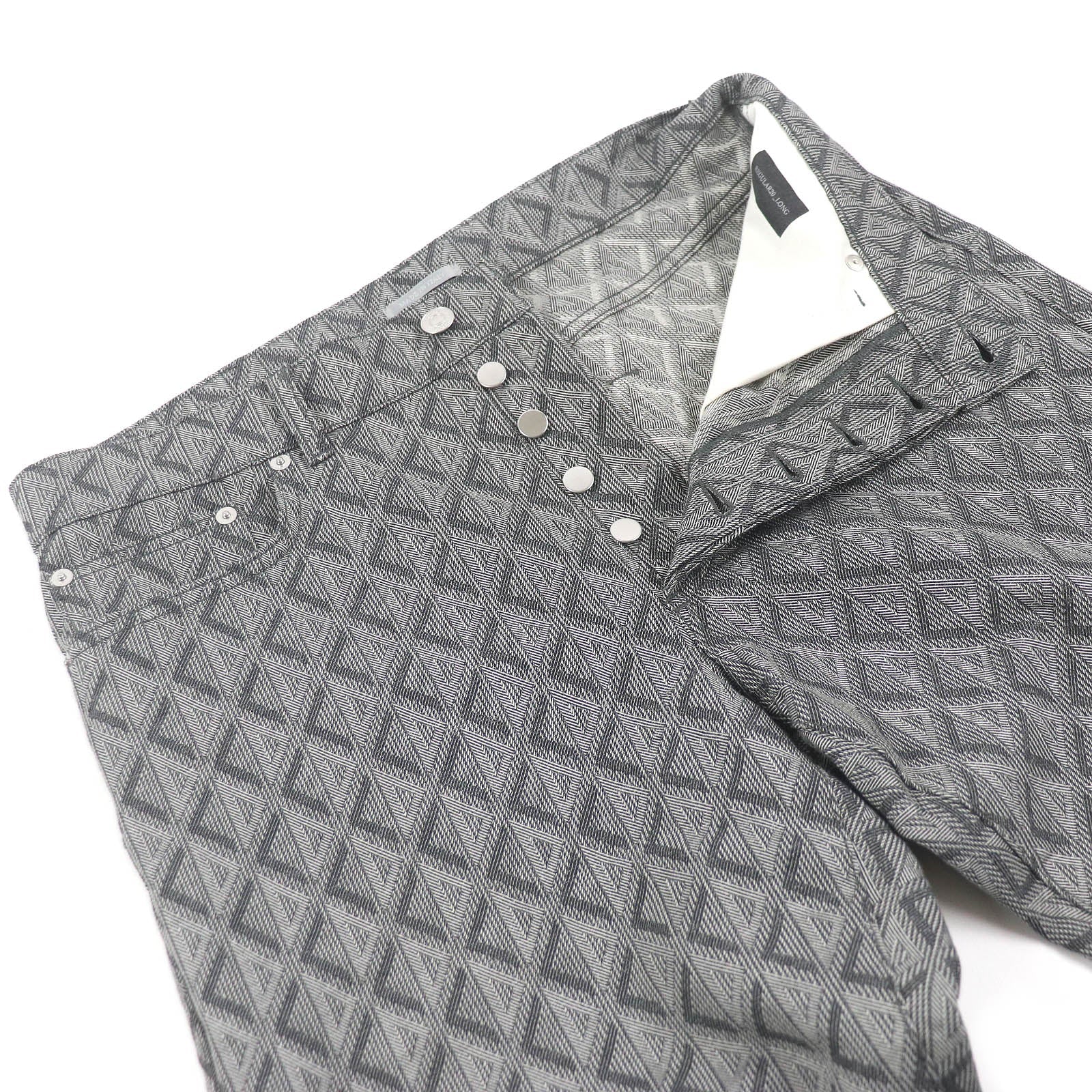 Excellent DIOR Denim pants CD Diamond All-Over Logo Button Fly Jeans mens 31