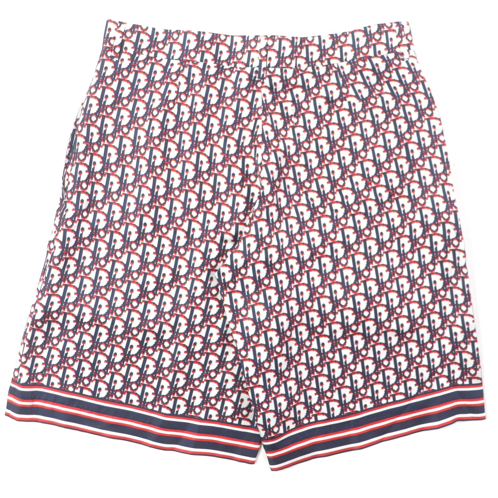 Excellent DIOR Shorts Oblique pixel Bermuda shorts silk mens 48 013C121A4751
