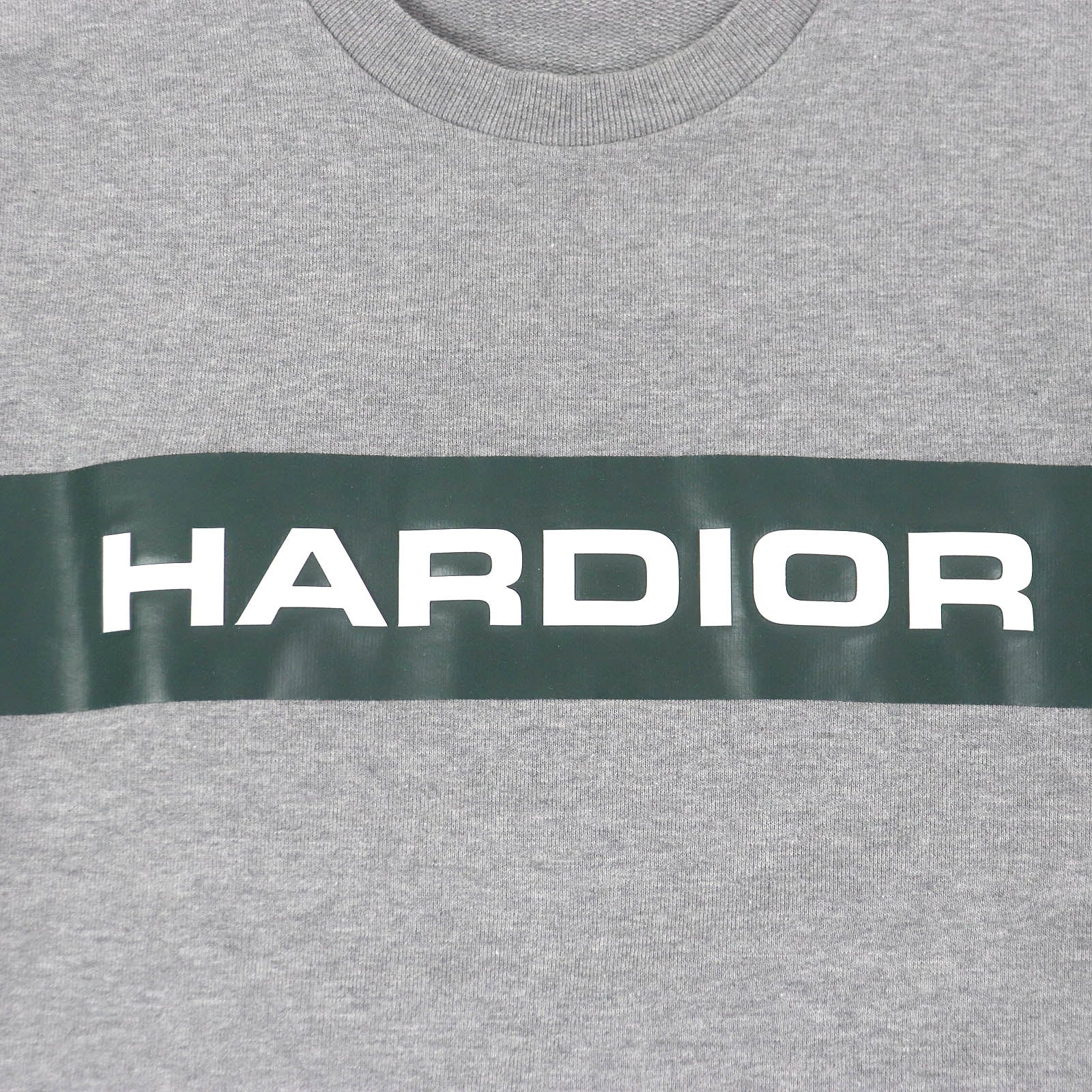 Great Dior HOMME sweat HARDIOR logo crew neck gray cotton mens XS 733J602I1664