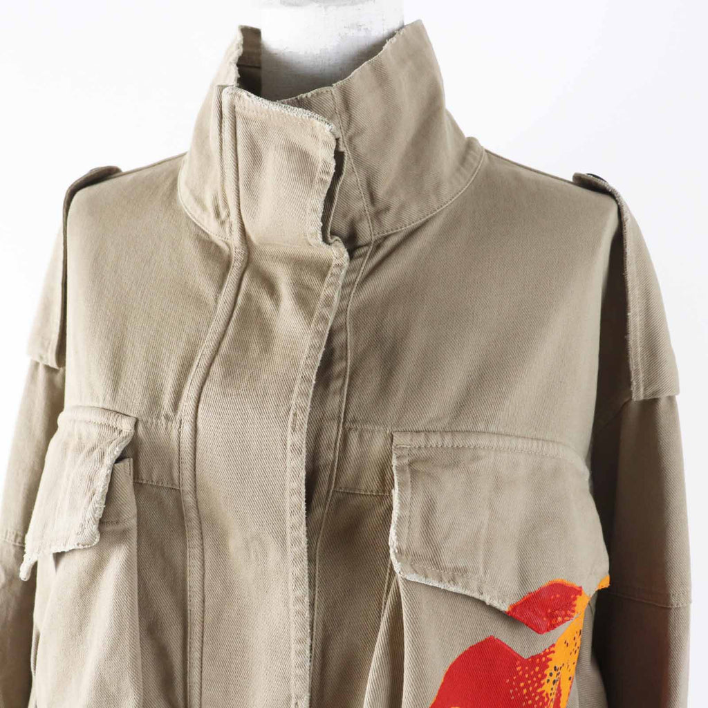 Great Christian Dior Jacket BEE embroidery,military jacket Women 38 227C47A3347