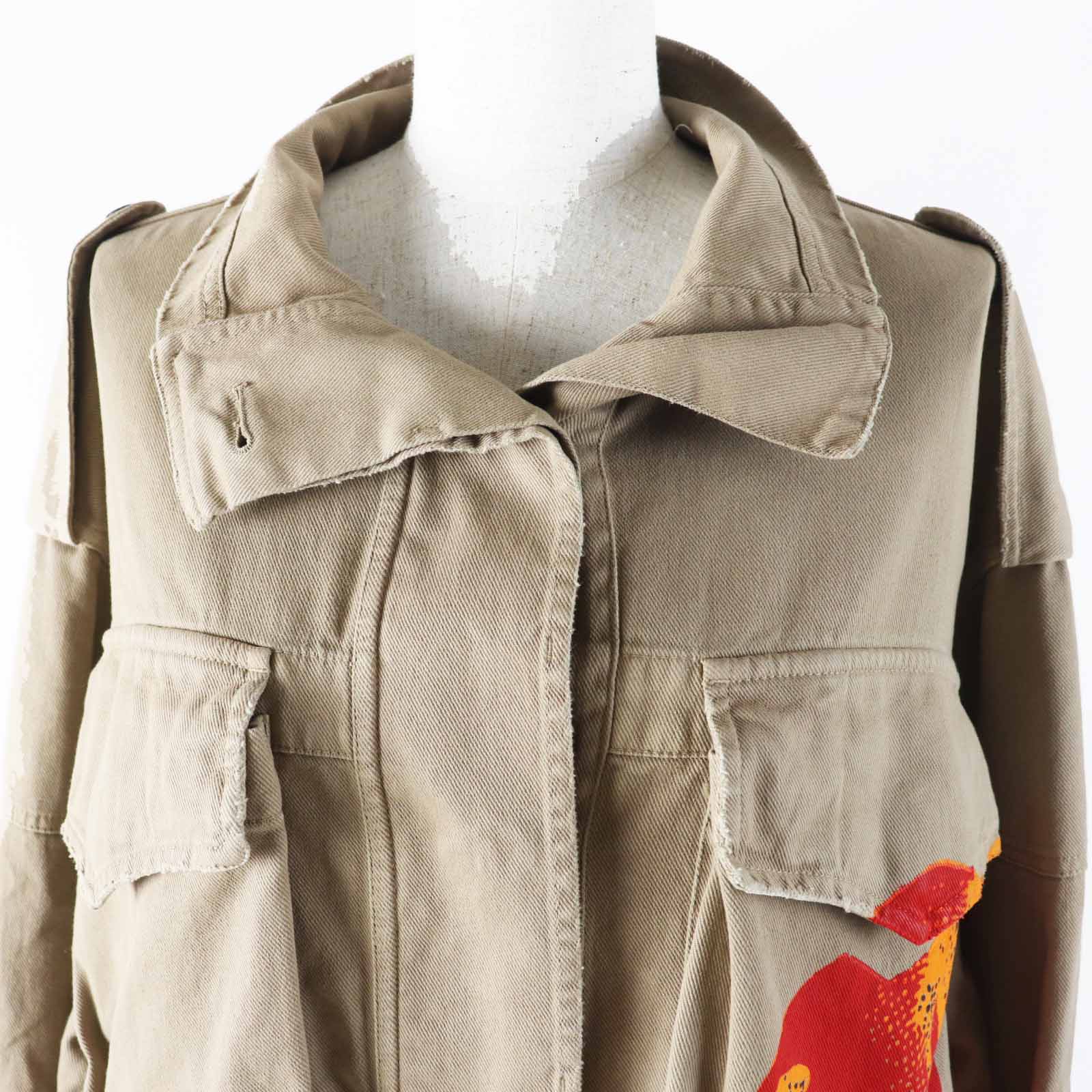 Great Christian Dior Jacket BEE embroidery,military jacket Women 38 227C47A3347