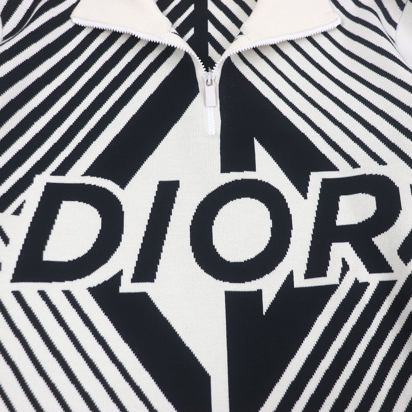 Excellent DIOR knit High Color CD Diamond Ivory wool mens XXL 313M649AT476