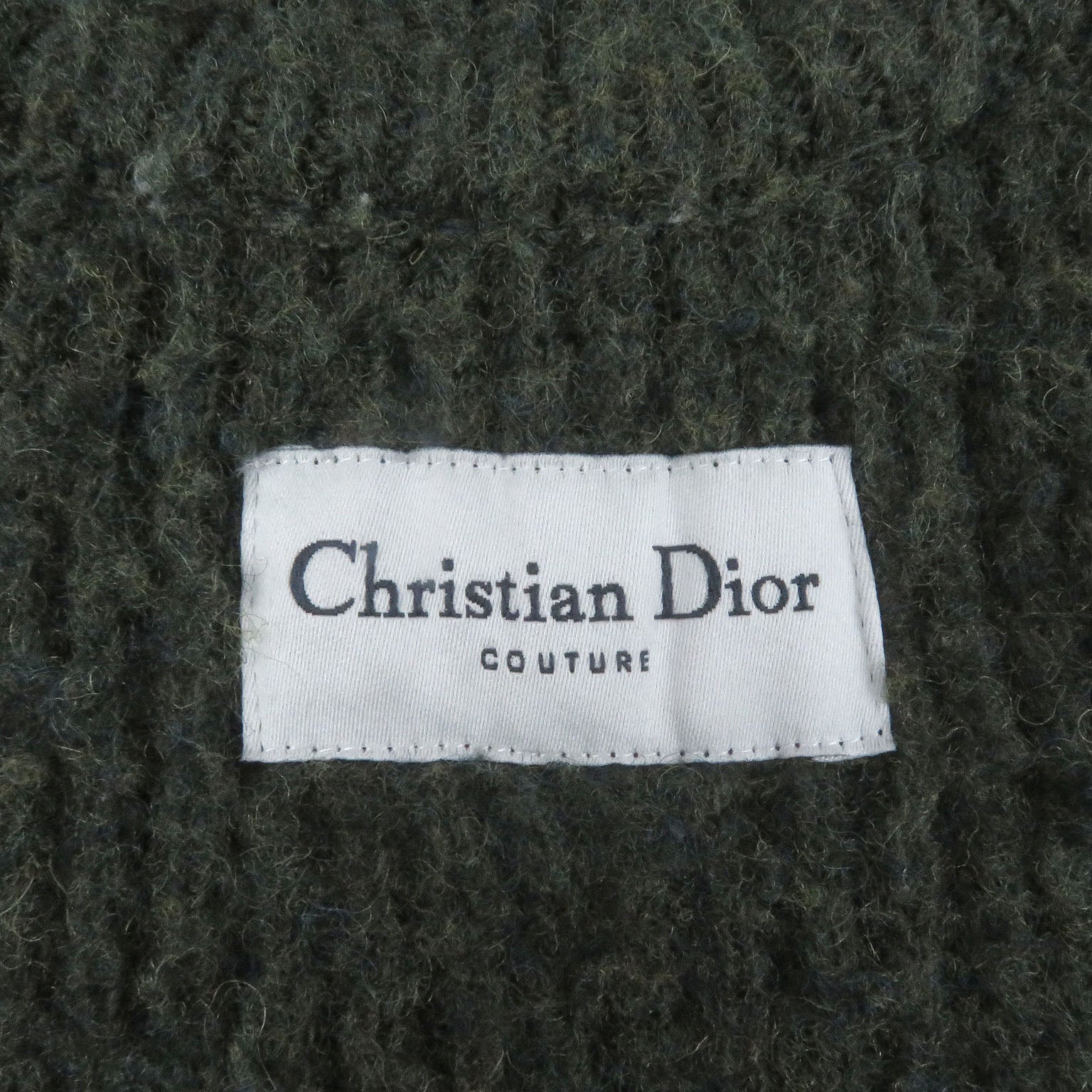 Great DIOR knit COUTURE Casentino green wool mens L 383M640AT547