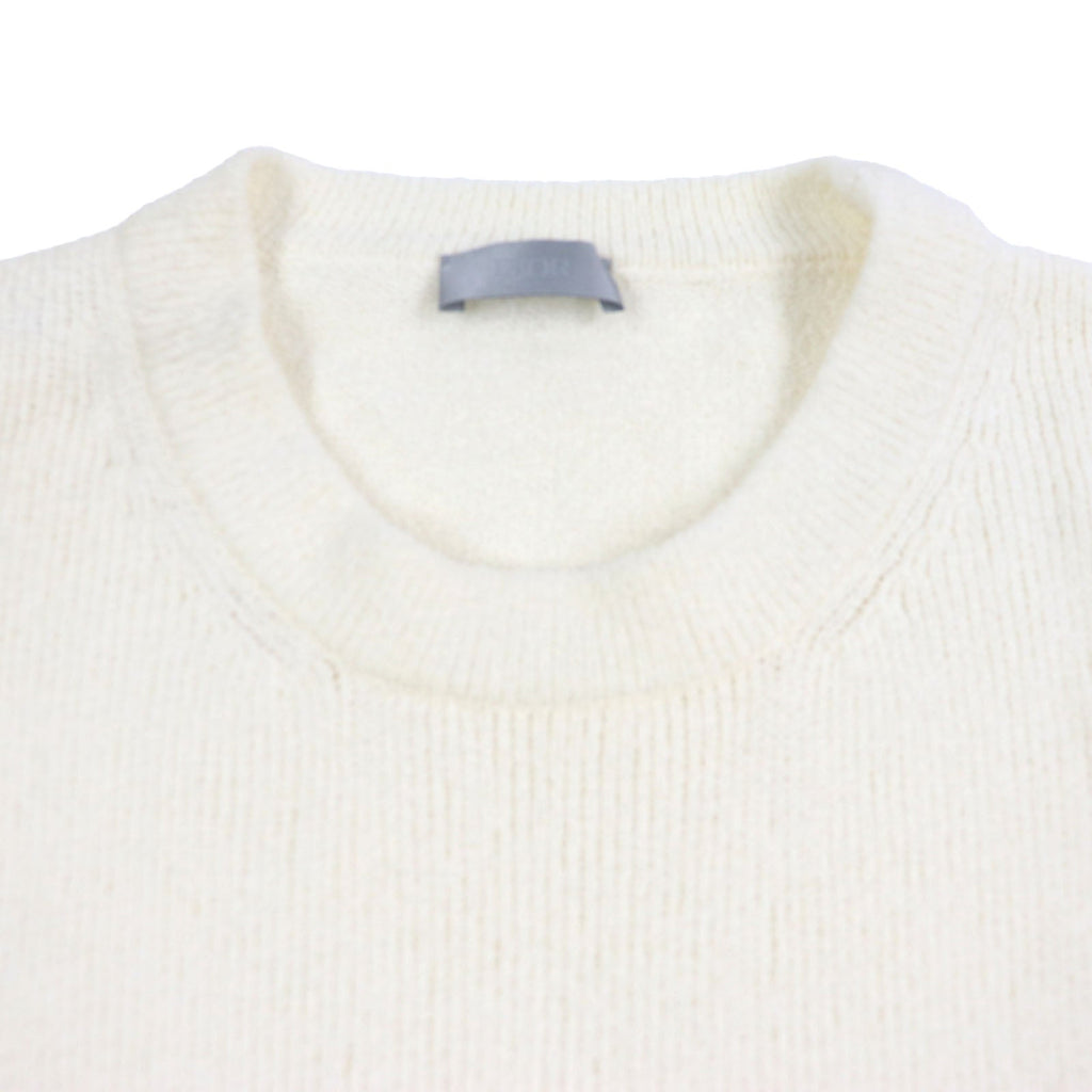 Excellent DIOR sweater ERL Ivory cotton mens M 313M657AT498