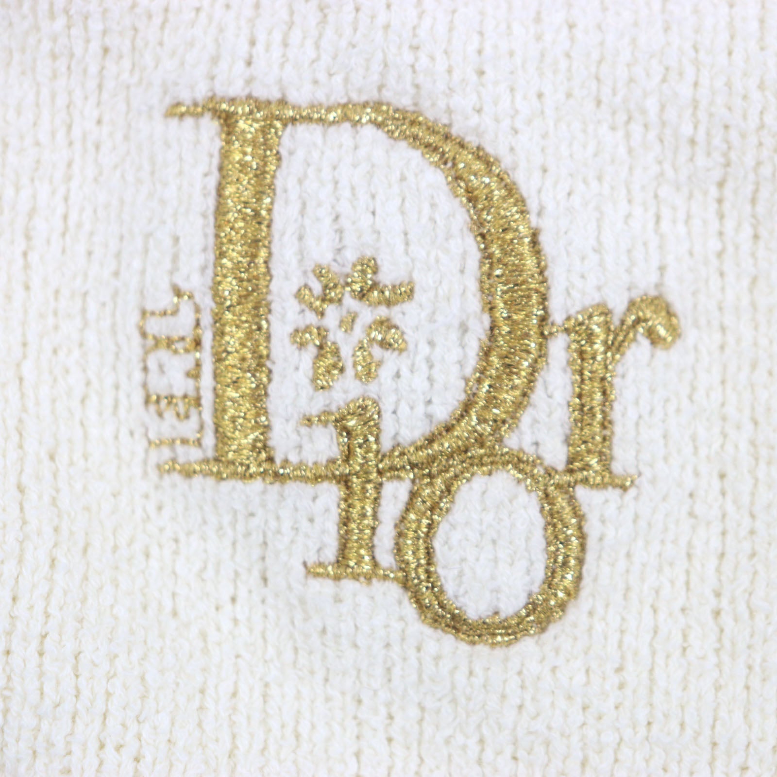 Excellent DIOR sweater ERL Ivory cotton mens M 313M657AT498