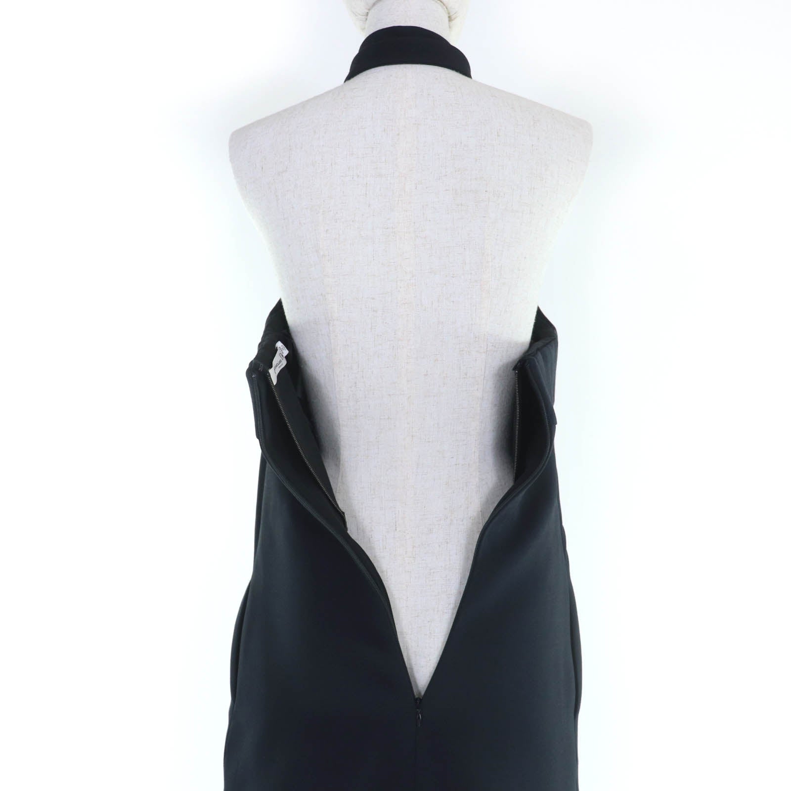 Great Christian Dior one piece Silk-blend halter-neck mini dress 40 221R39A1166