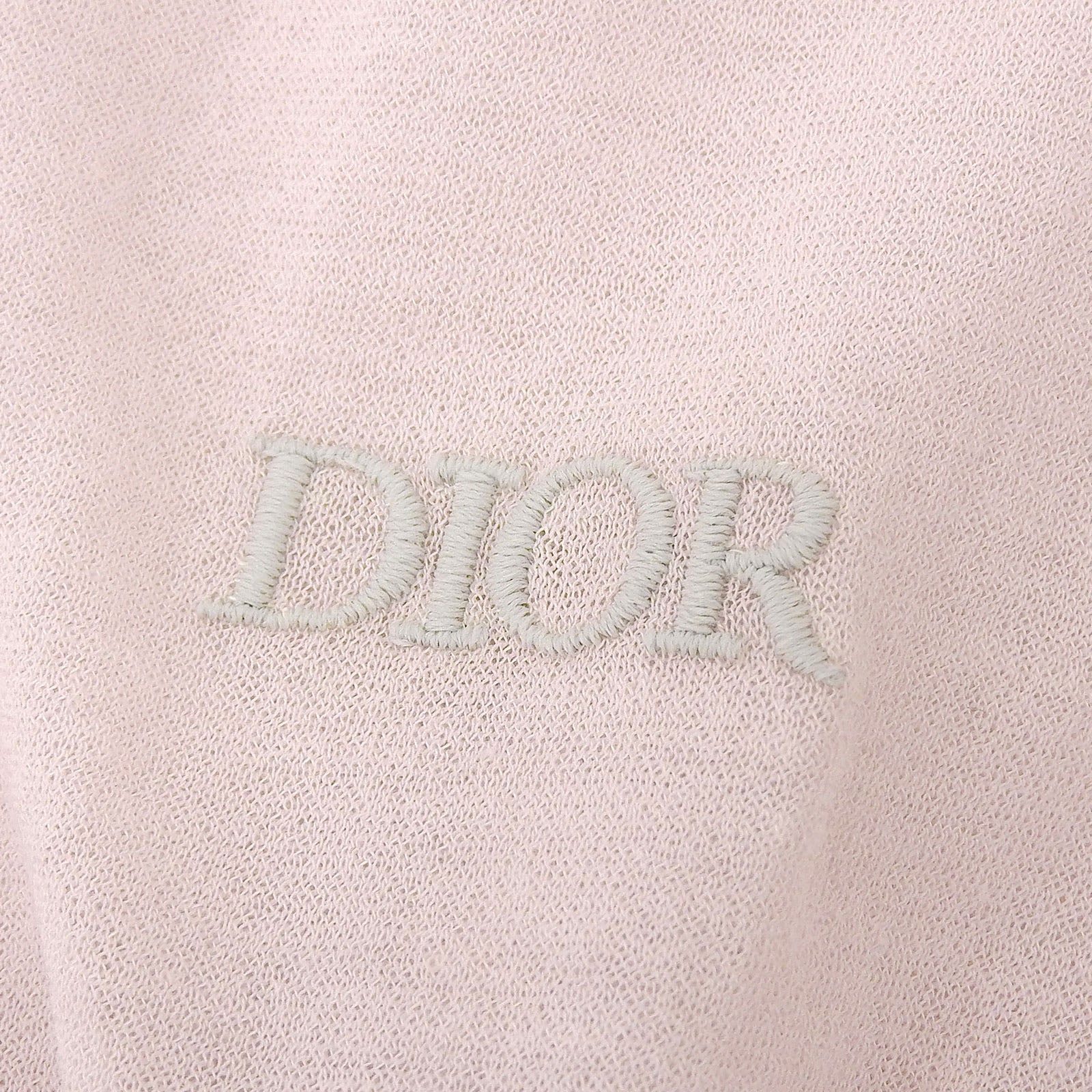 Pristine DIOR Long sleeve polo shirt pink cotton mens S 243J831A0800