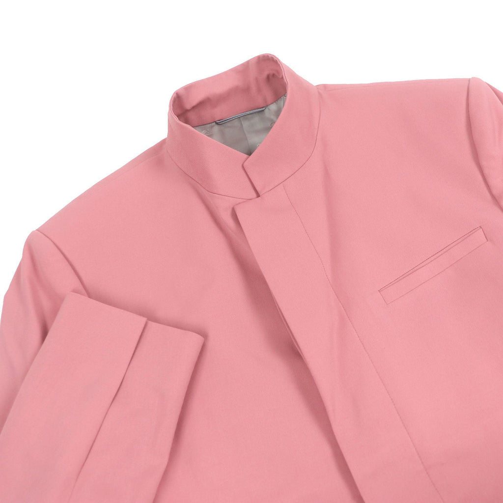 Excellent DIOR×Cactus Jack Jacket Officer collar jacket pink wool mens 48 283C251A4739