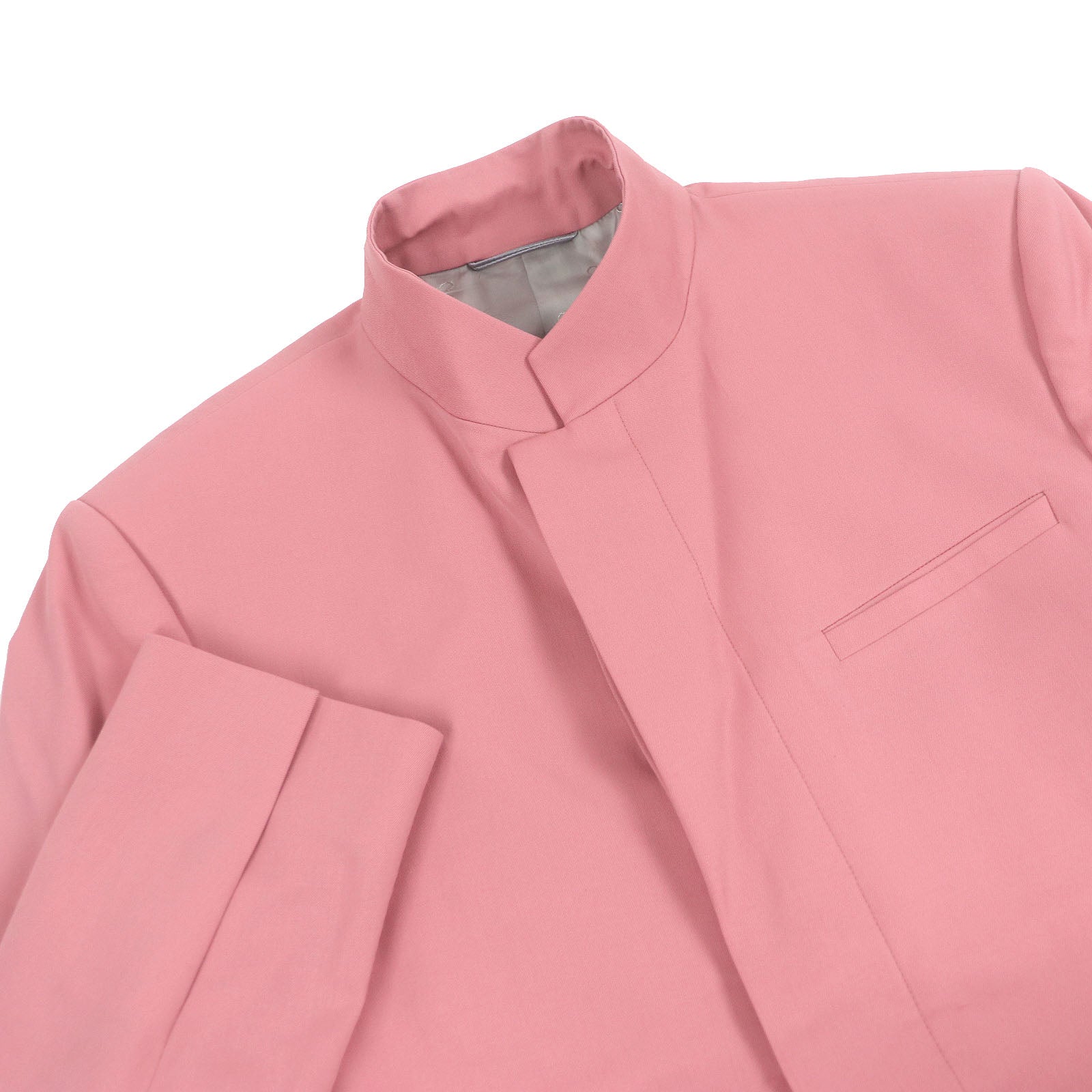 Excellent DIOR×Cactus Jack Jacket Officer collar jacket pink wool mens 48 283C251A4739