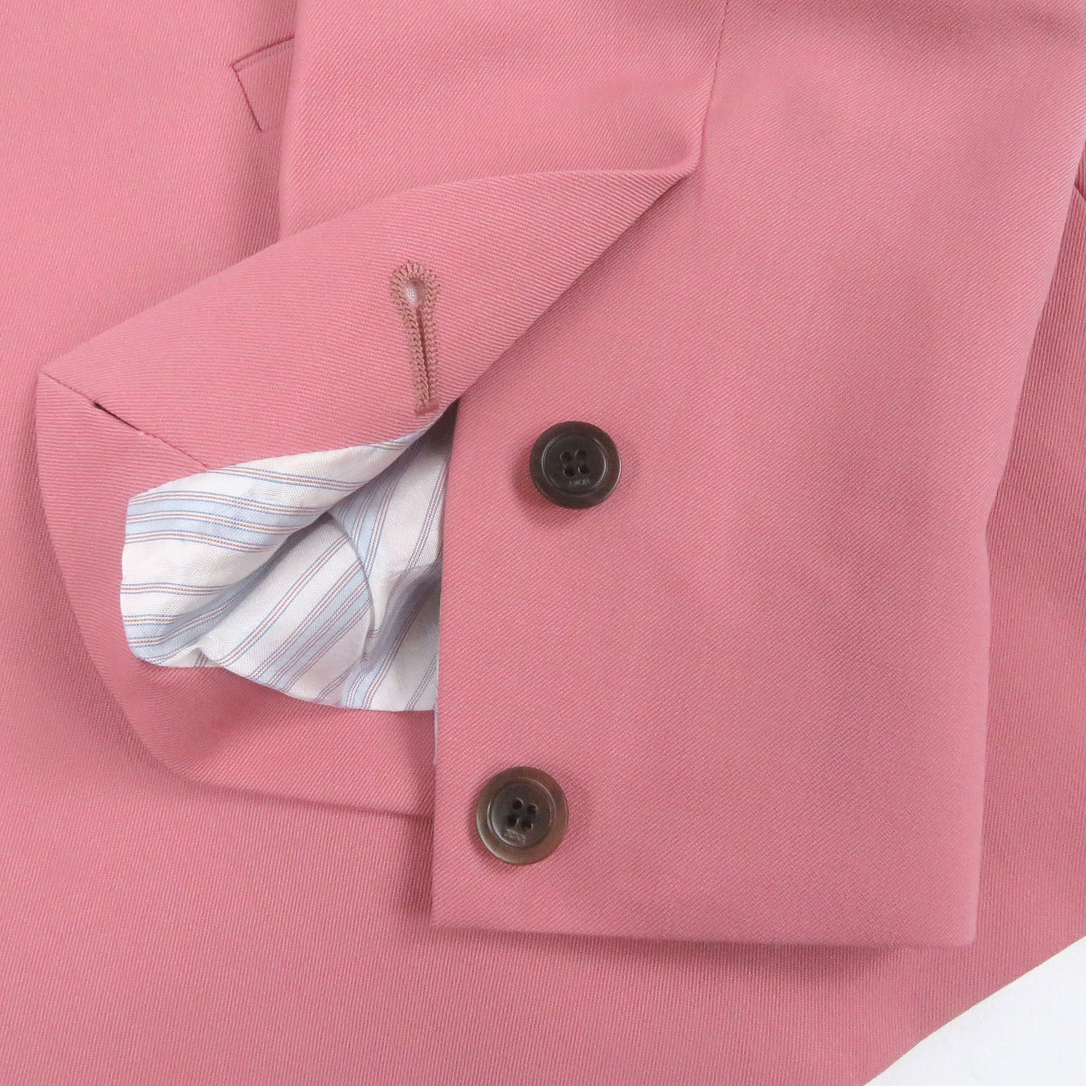 Excellent DIOR×Cactus Jack Jacket Officer collar jacket pink wool mens 48 283C251A4739