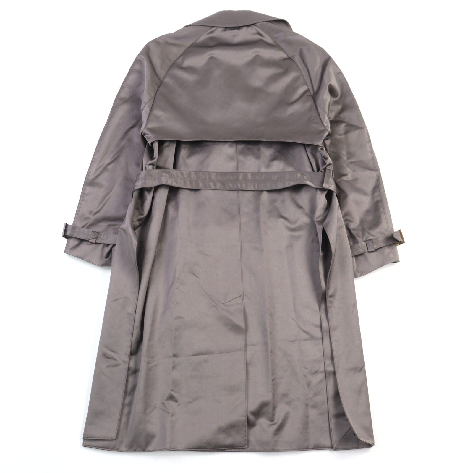 Excellent DIOR trench coat Technical cotton satin with logo button cotton 42 943C301A4698