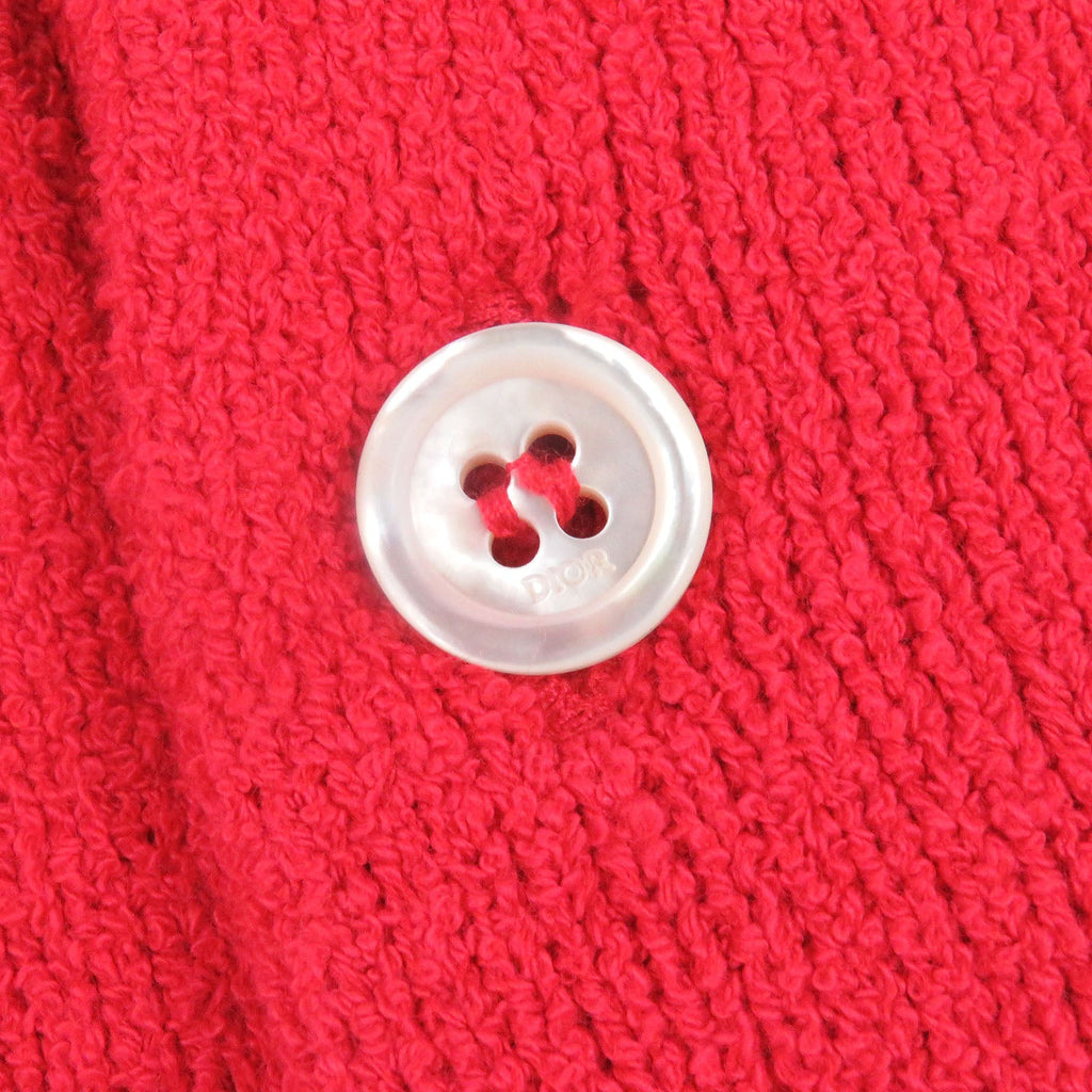 Excellent DIOR×ERL Short sleeve polo shirt Rabbit Red cotton mens XS 313M831AT498