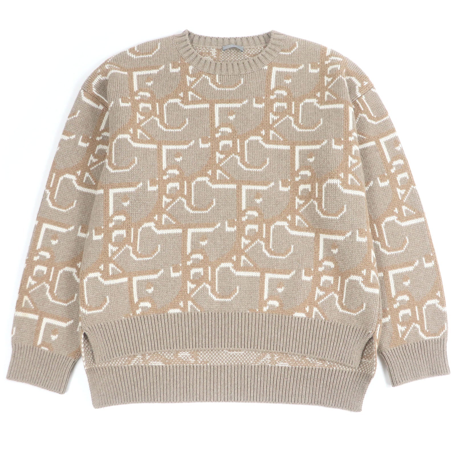 Excellent DIOR×Cactus Jack sweater all-over print oversized M 283M663AT358