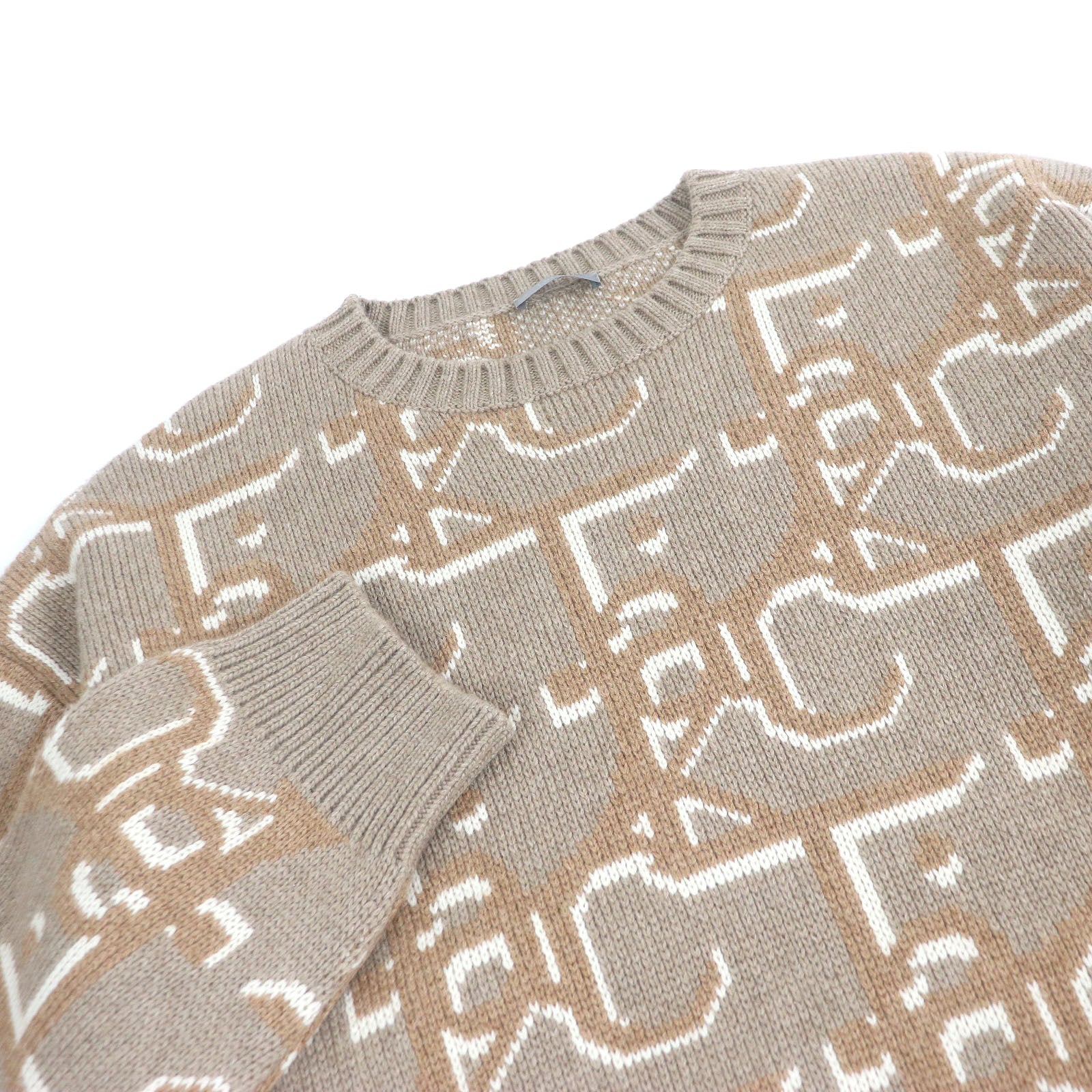 Excellent DIOR×Cactus Jack sweater all-over print oversized M 283M663AT358