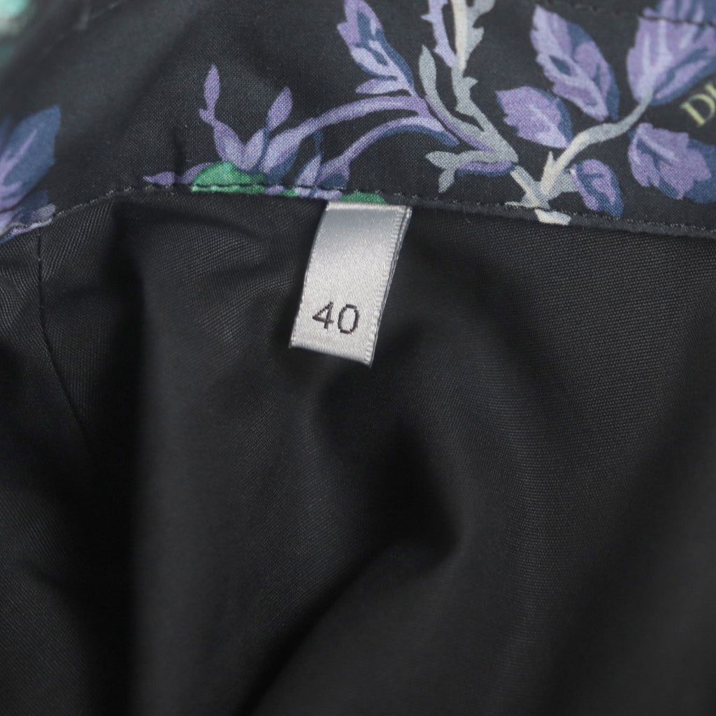 Excellent DIOR Short sleeve shirt Green black cotton mens 40 293C517A5679