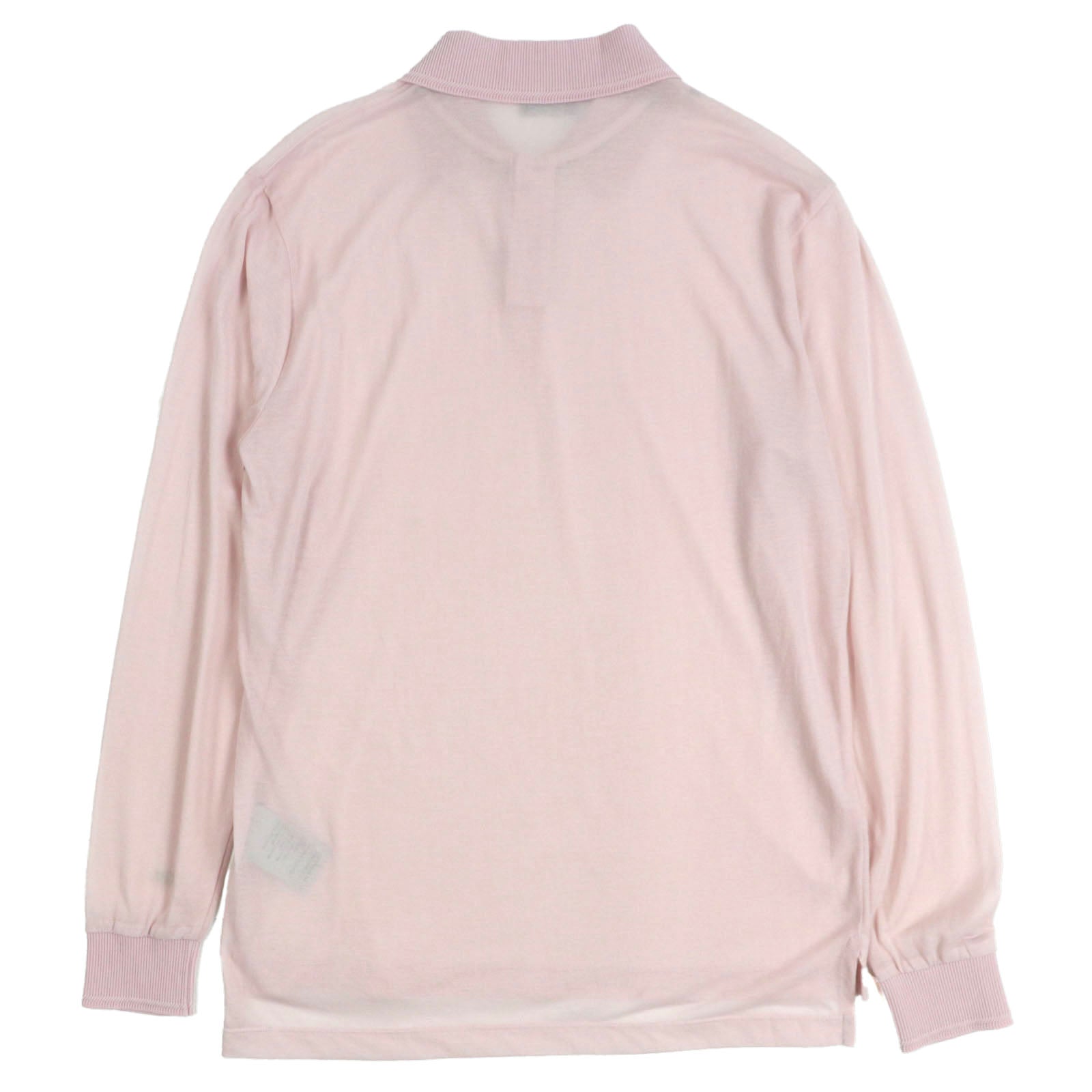 Excellent DIOR Long sleeve polo shirt pink cotton mens S 243J831A0800