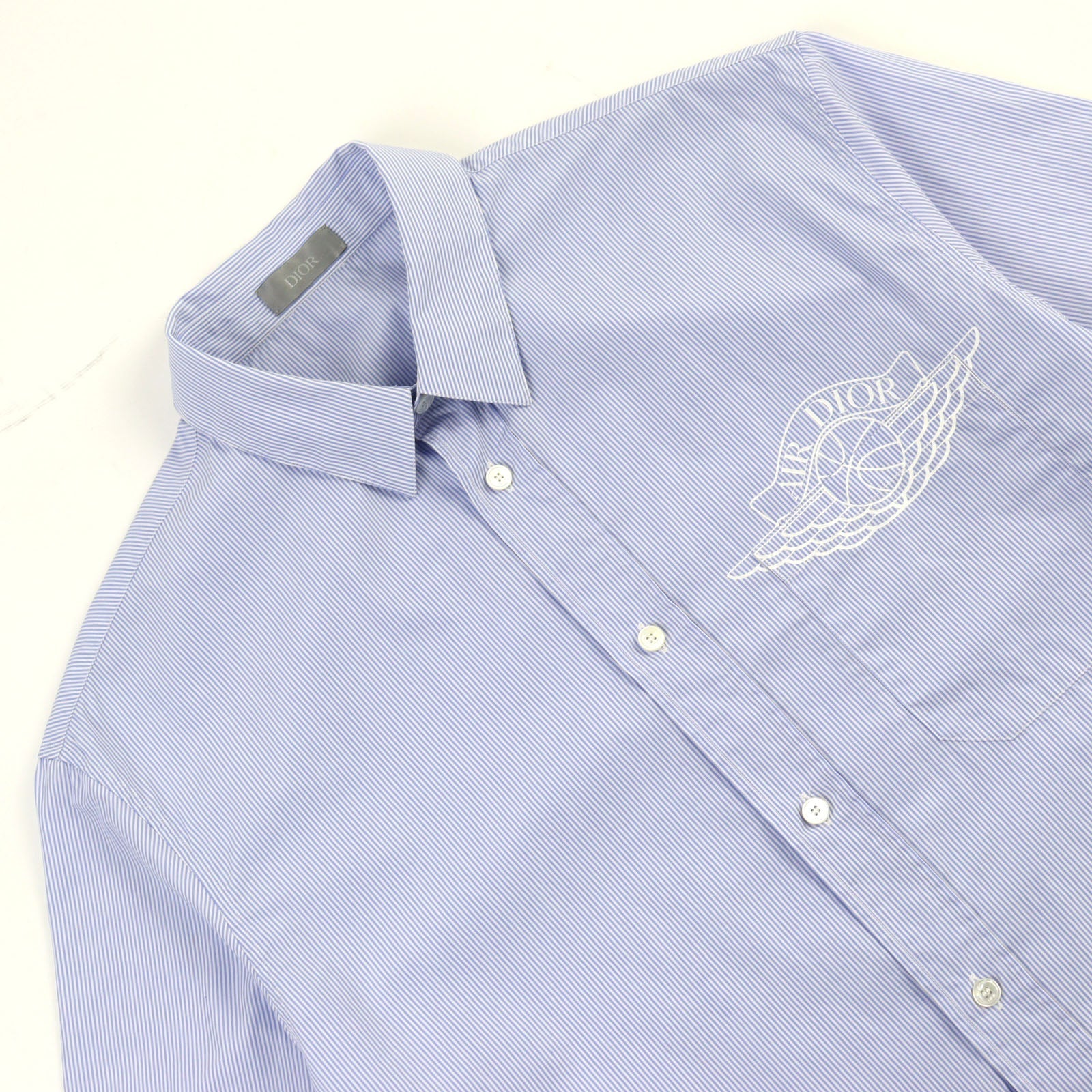 Great DIOR Shortsleeveshirt AIRDIOR logo embroiderywithpocket men39 033C502A4823