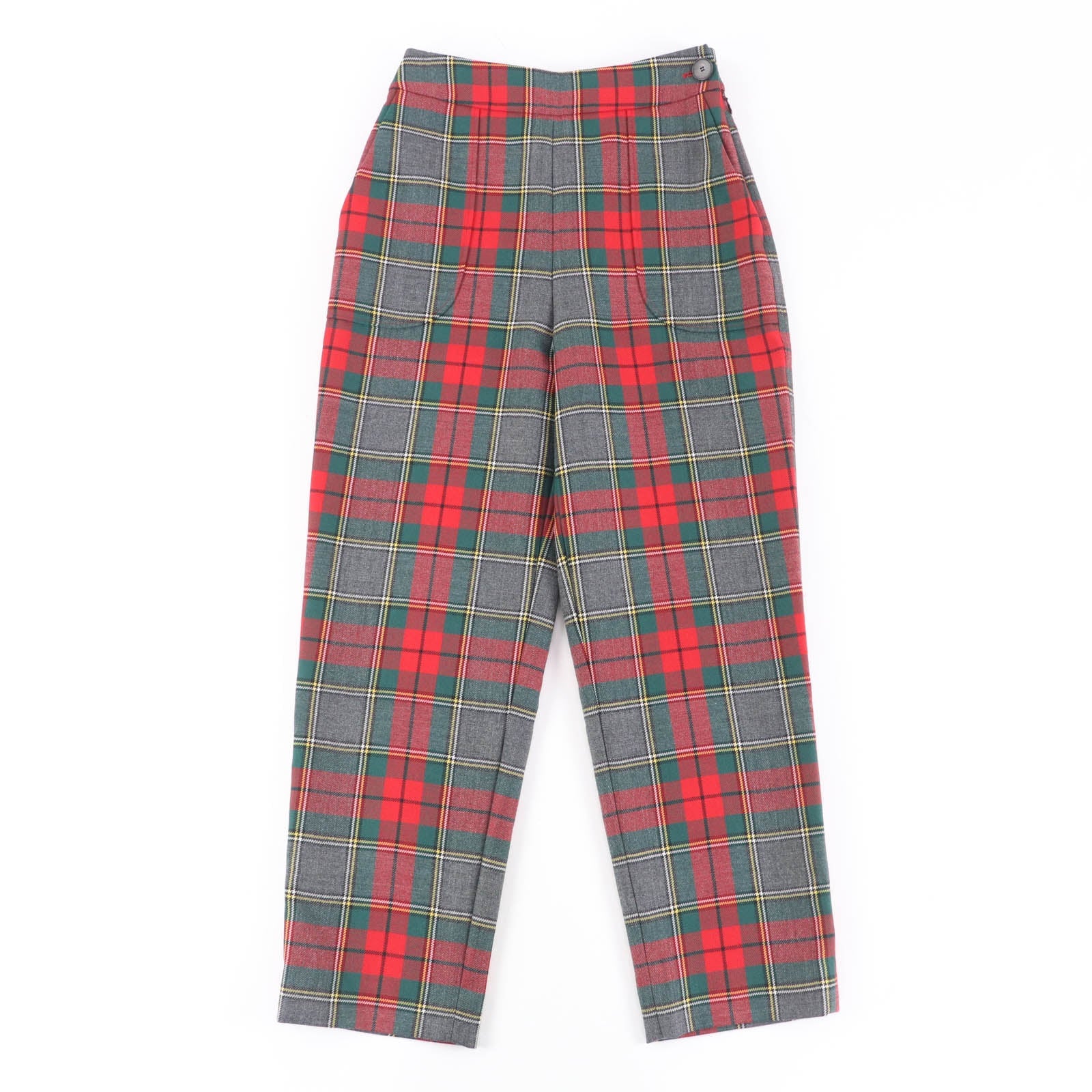 Excellent Christian Dior Pants Check Pattern wool Women 38 951P11A1210