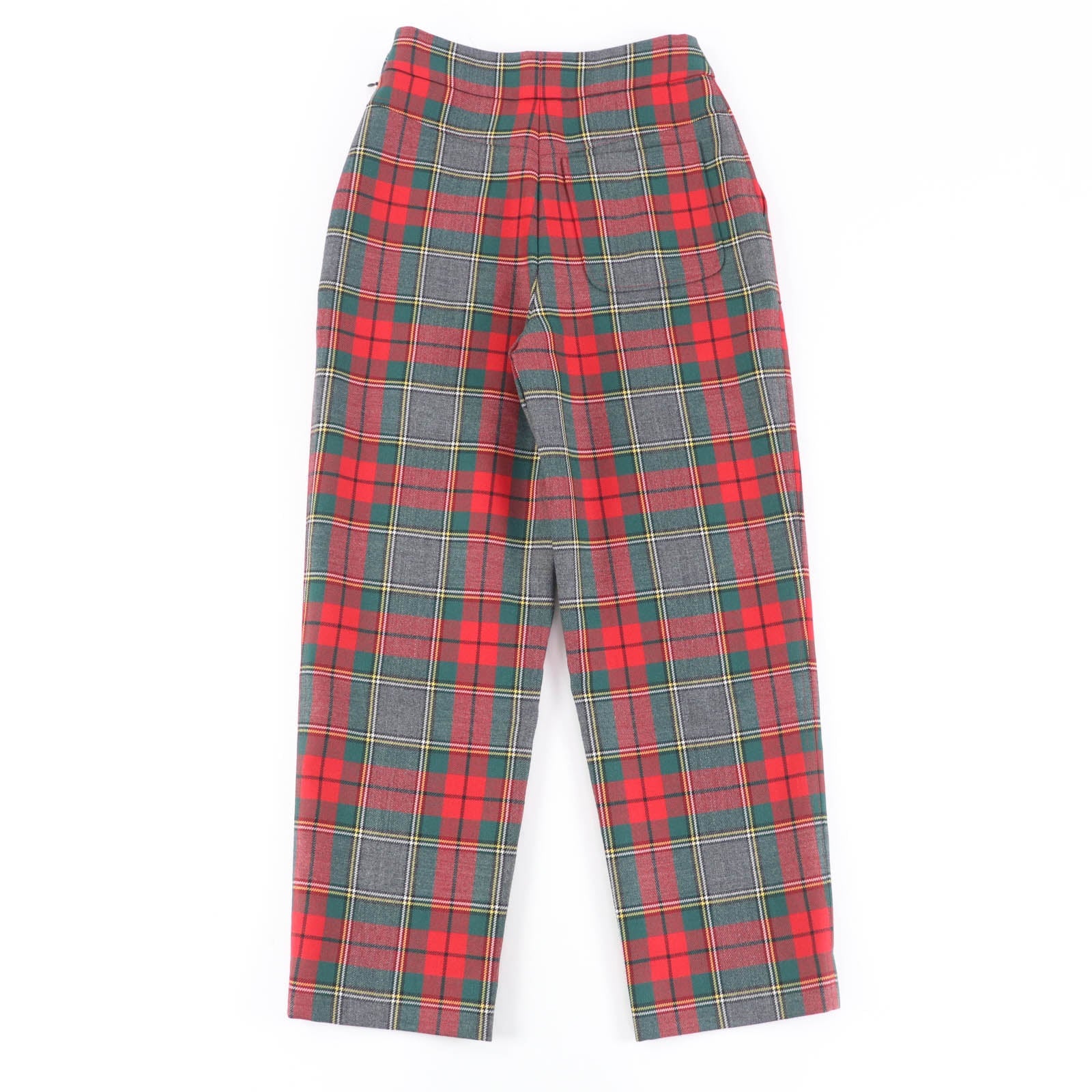 Excellent Christian Dior Pants Check Pattern wool Women 38 951P11A1210