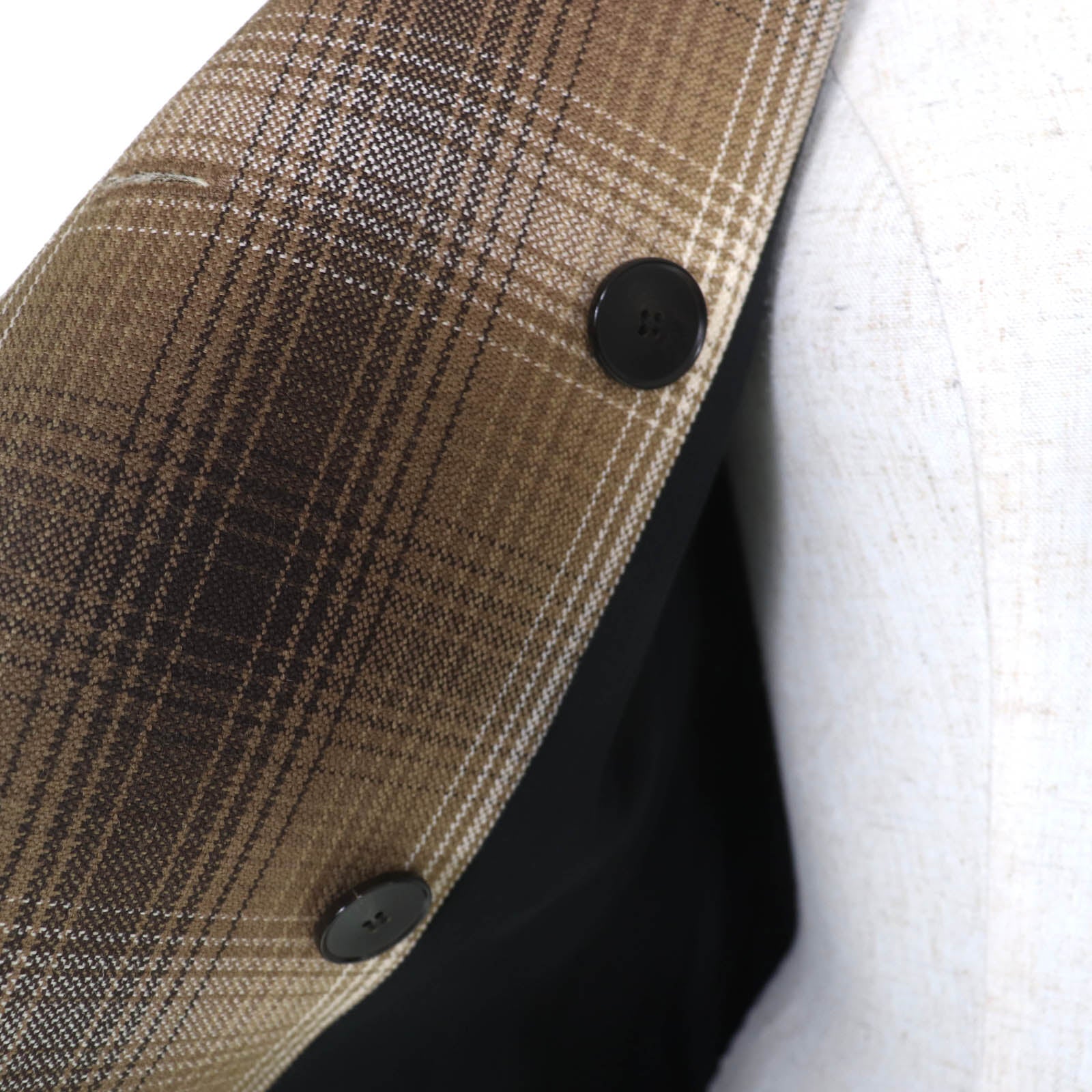 Pristine Christian Dior Jacket Check Pattern Double Breasted 38 051V05A1284
