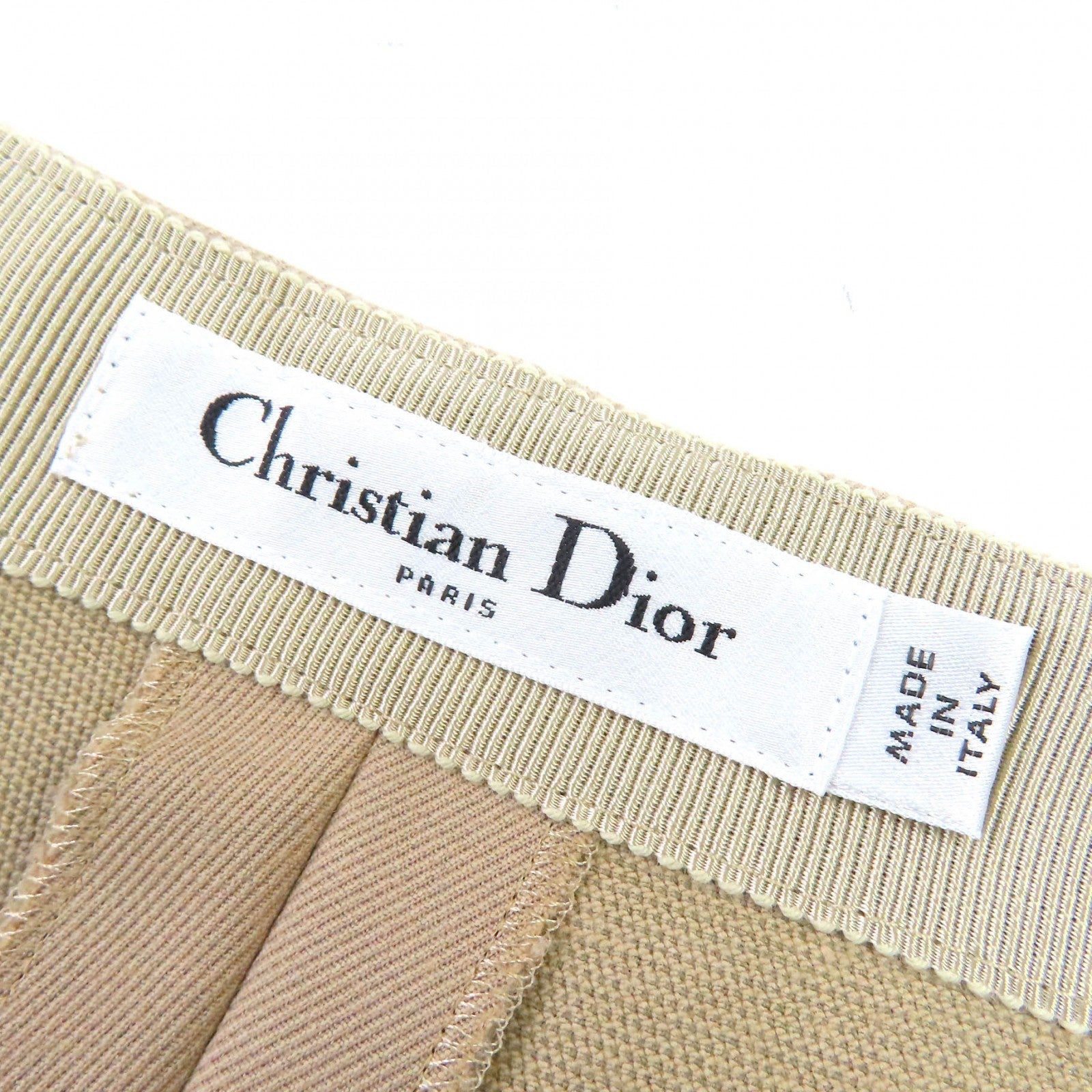 Excellent Christian Dior Pants Cotton Stretch Fit Pants Bottoms 40 311P05A3290