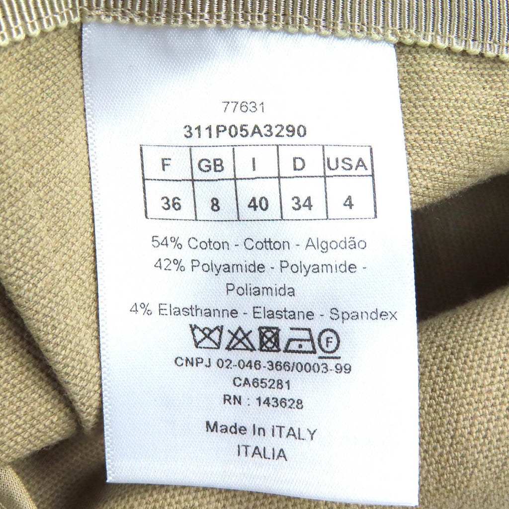Excellent Christian Dior Pants Cotton Stretch Fit Pants Bottoms 40 311P05A3290