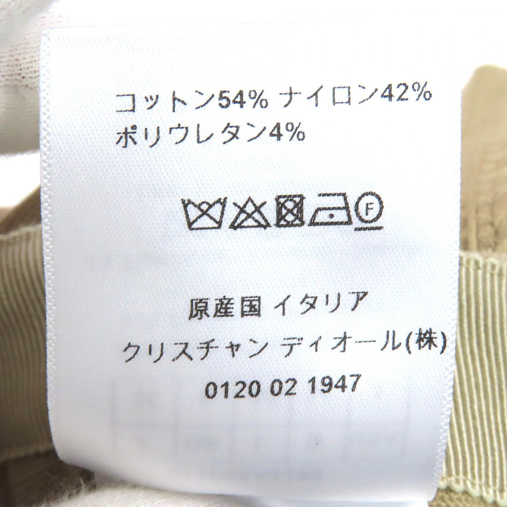 Excellent Christian Dior Pants Cotton Stretch Fit Pants Bottoms 40 311P05A3290