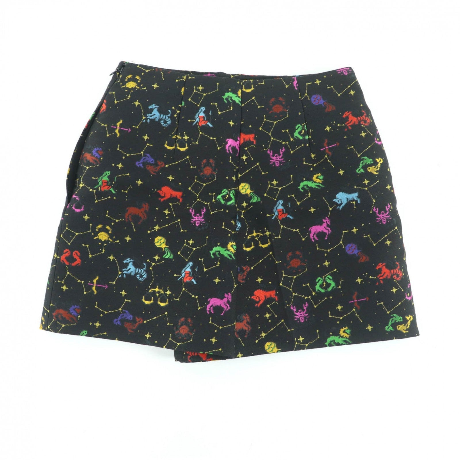 Pristine Christian Dior Shorts black multi polyester Women 38 241P13A7203