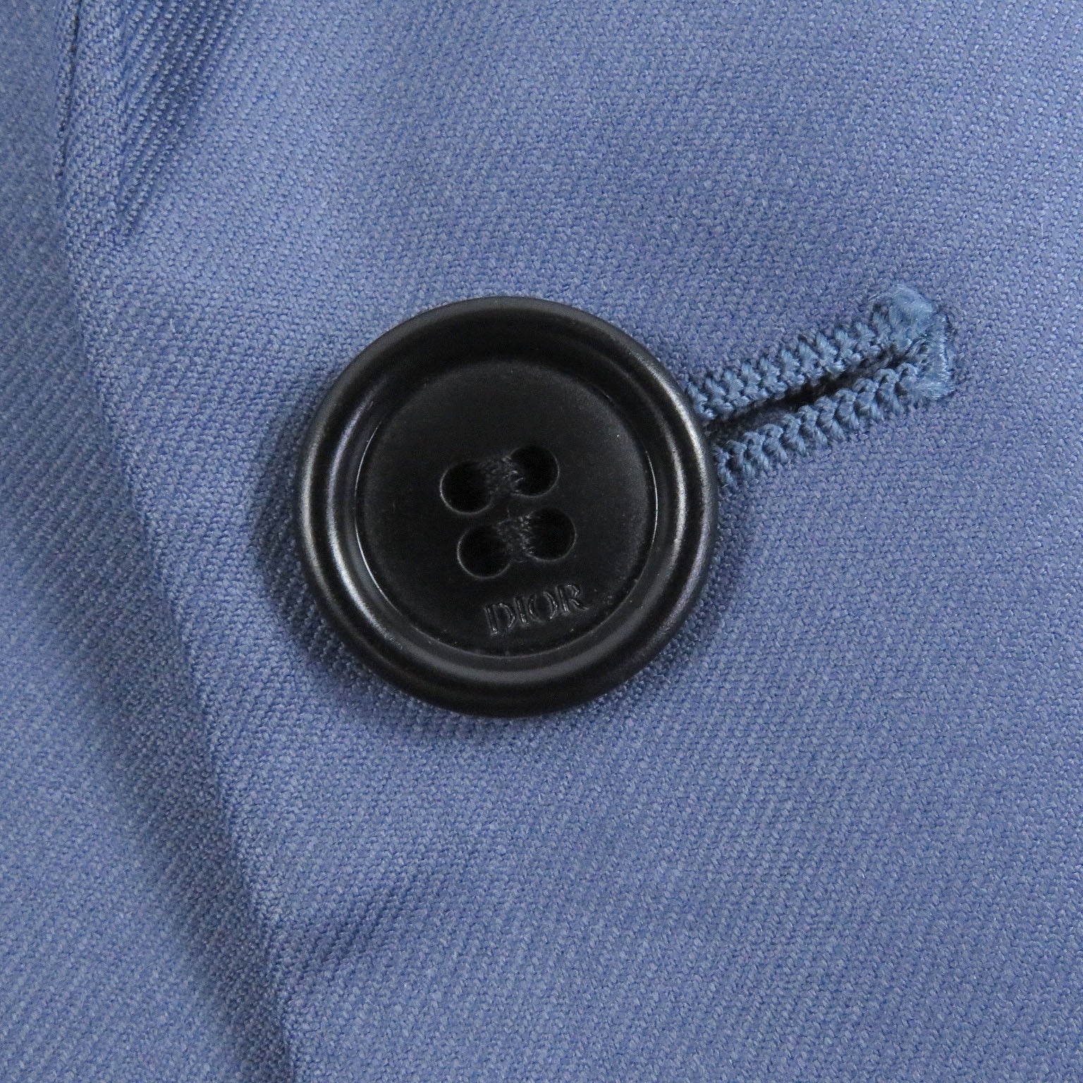 Great DIOR tailored jacket Single unconstructed jacket blue cashmere