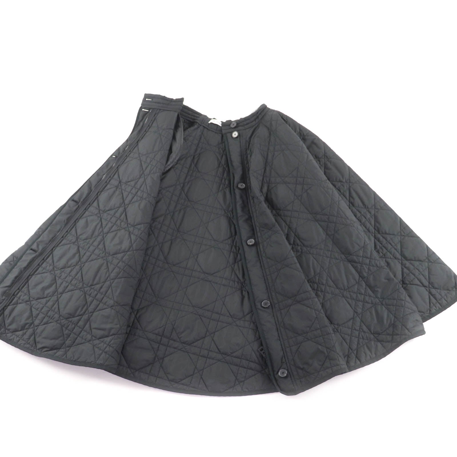 Excellent Christian Dior skirt black polyester Women 38 157J67A2827