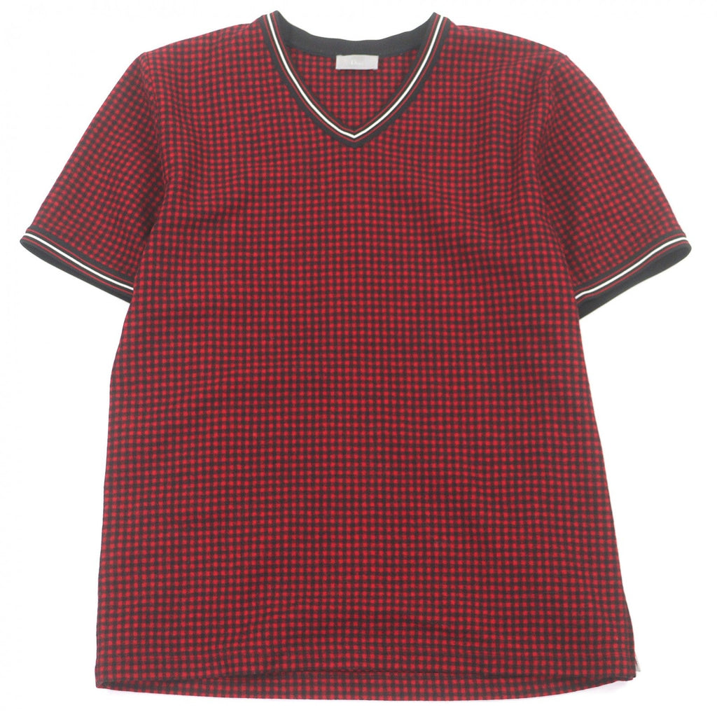 Great Dior HOMME Short sleeve T-shirt Gingham Check S 633C639A3748